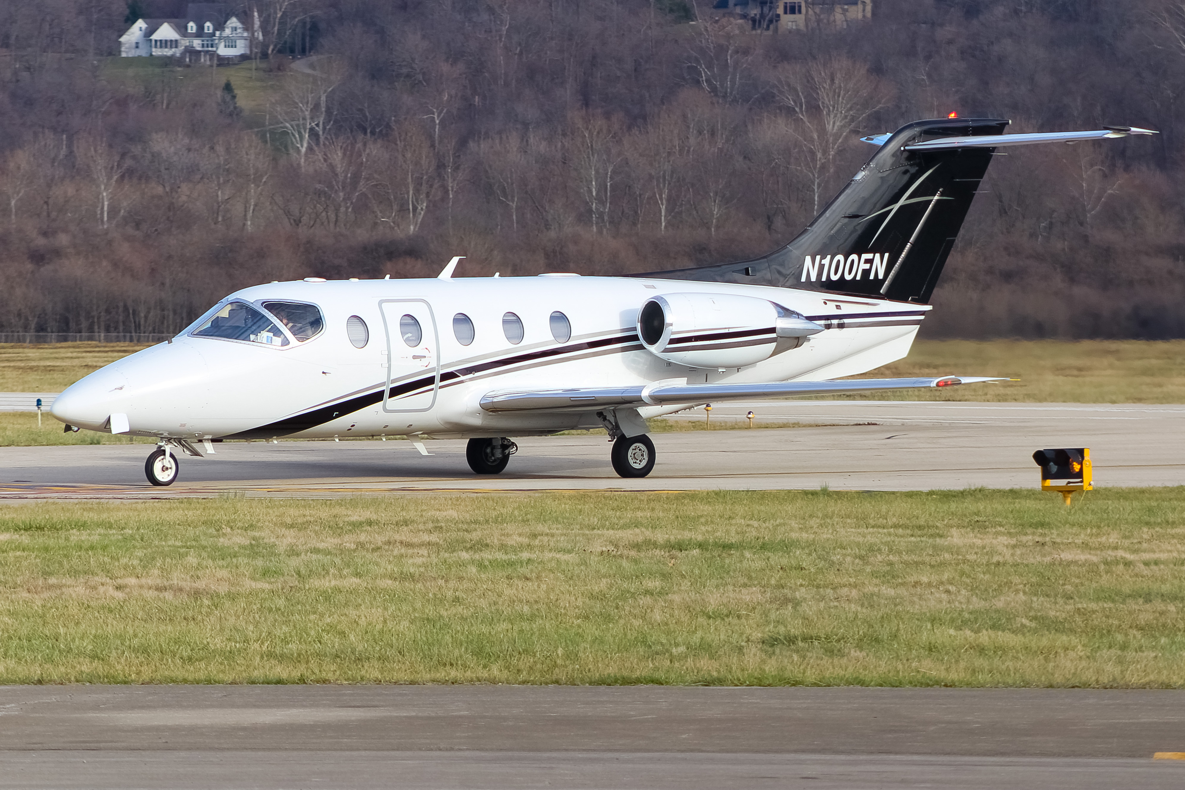 Full size: PRIVATE Beechcraft Hawker 400 N100FN at Cincinnati Municipal Airport/Lunken Field