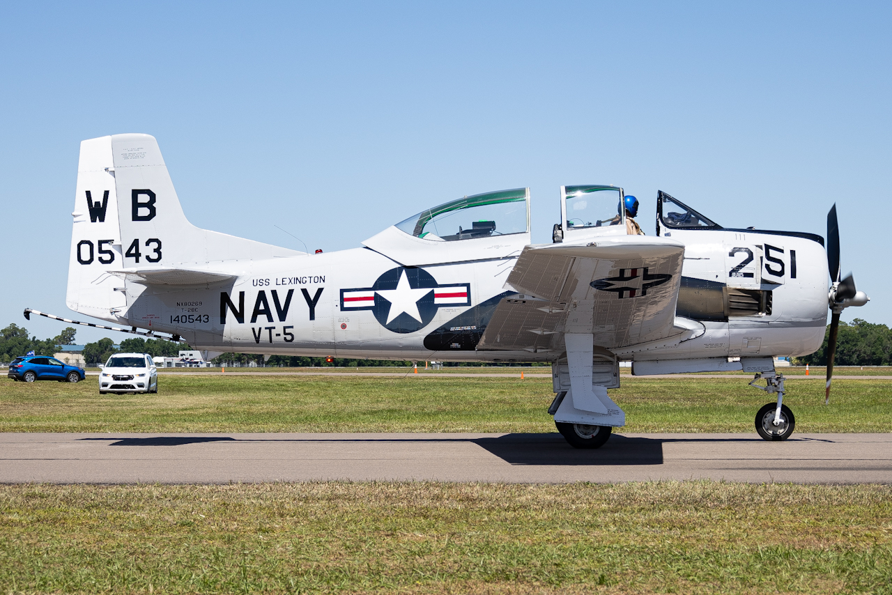 Full size: PRIVATE North American T-28B Trojan N80269 at Lakeland Linder International Airport