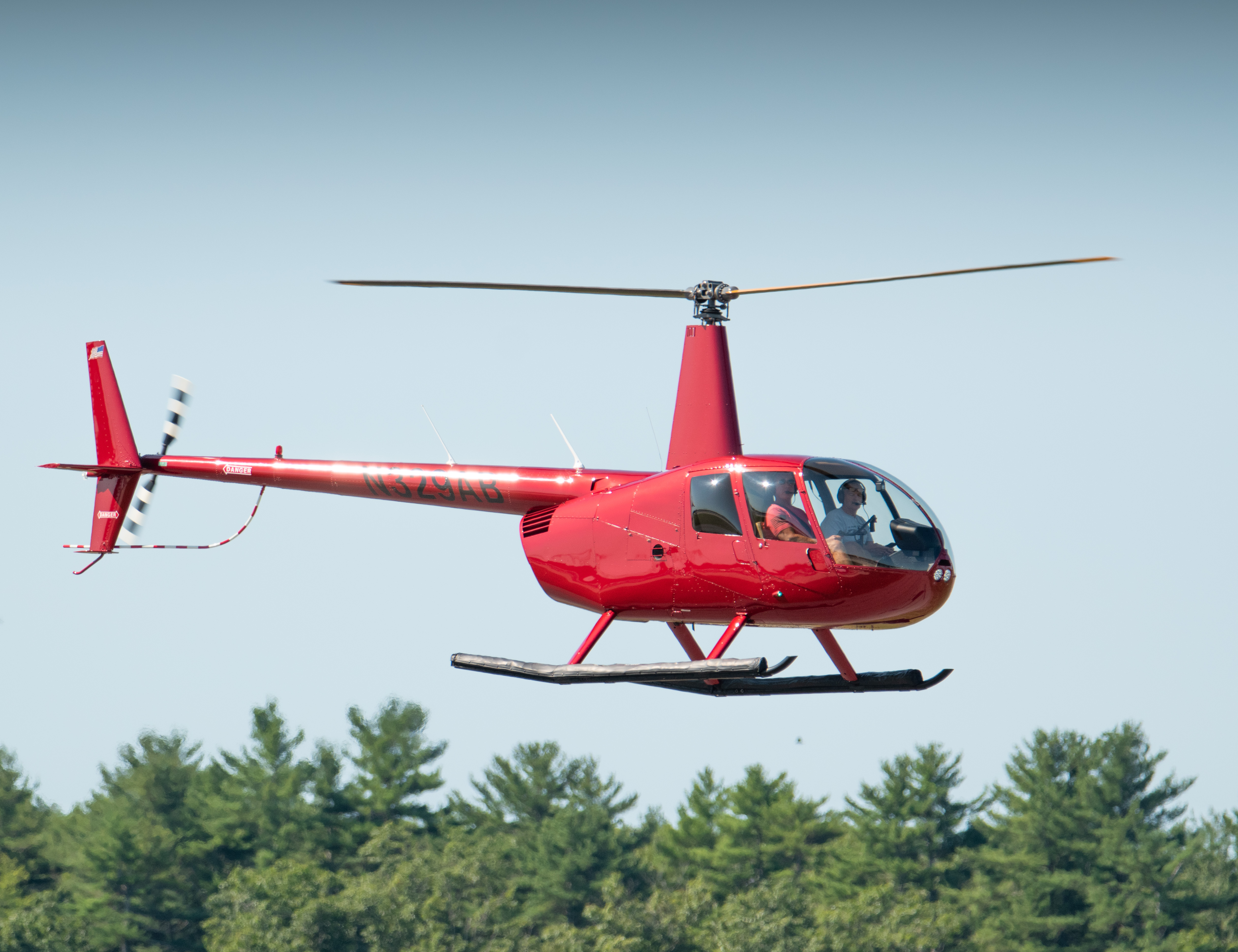 Full size: PRIVATE Robinson R44  N329AB at Batom Airport