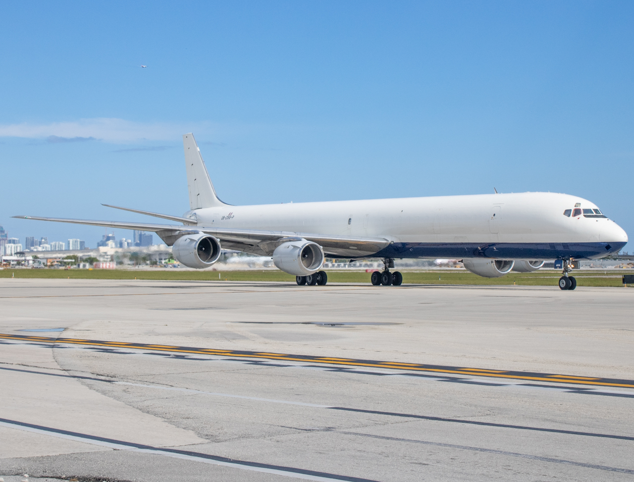 Full size: Skybus Jet Cargo Douglas DC-8 OB-2158-P at Miami International Airport