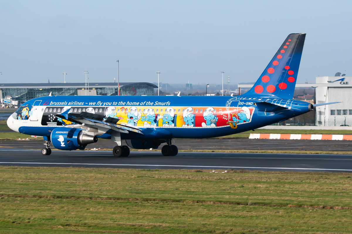 Full size: Brussels Airlines Airbus A320 OO-SND at Brussels Airport
