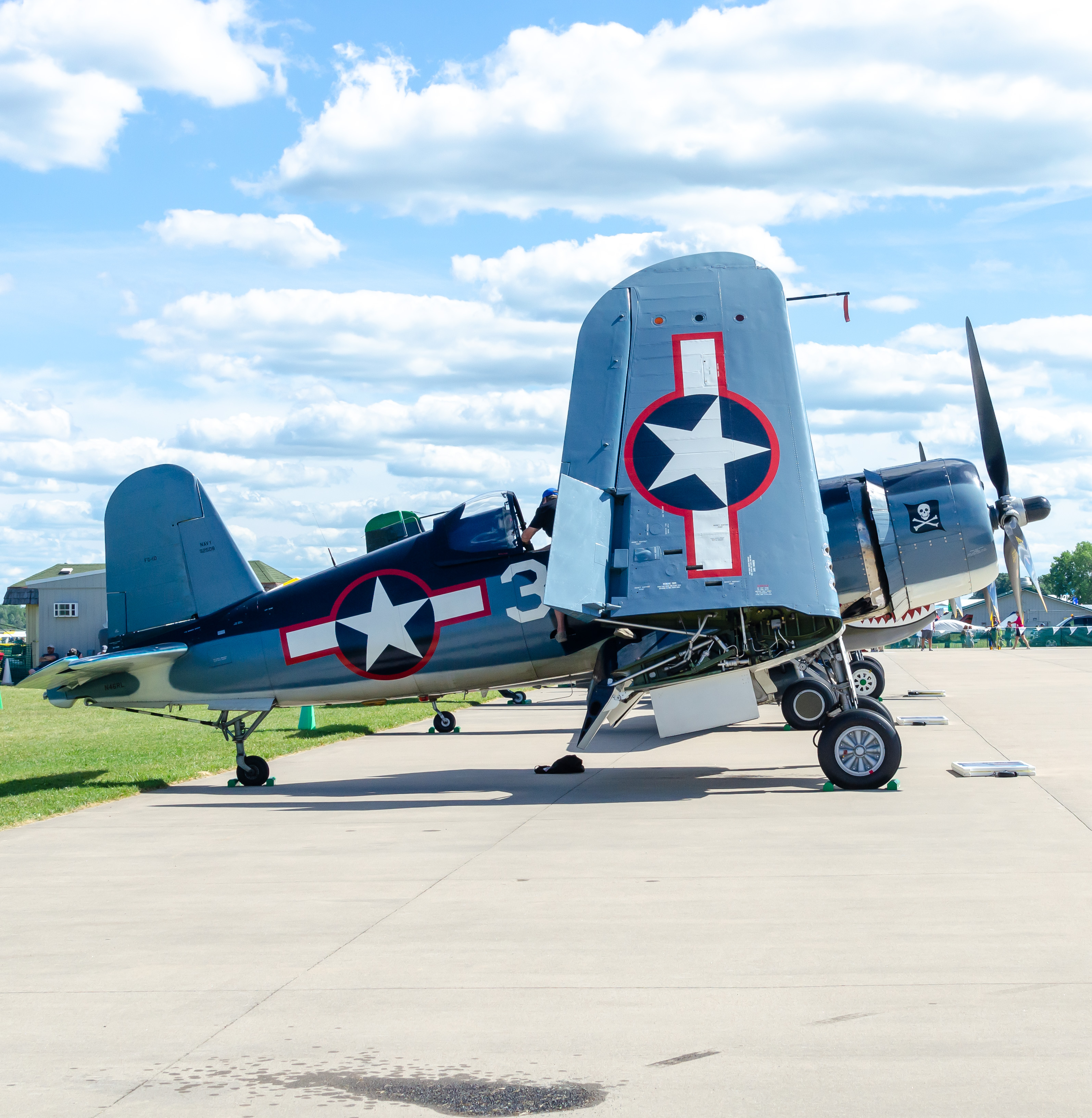 Full size: PRIVATE Goodyear FG-1D Corsair N46RL at Wittman Regional Airport