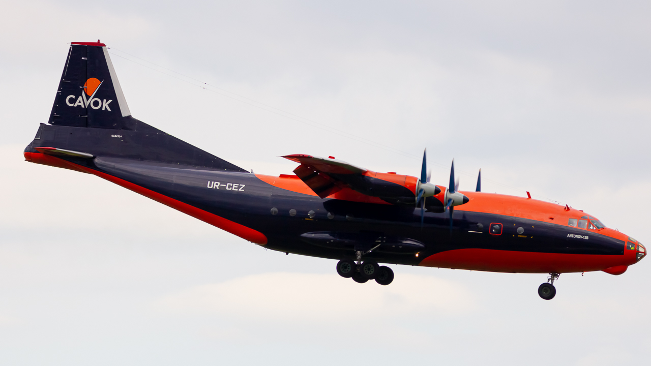 Full size: Cavok Air Antonov An-12 UR-CEZ at Rickenbacker International Airport