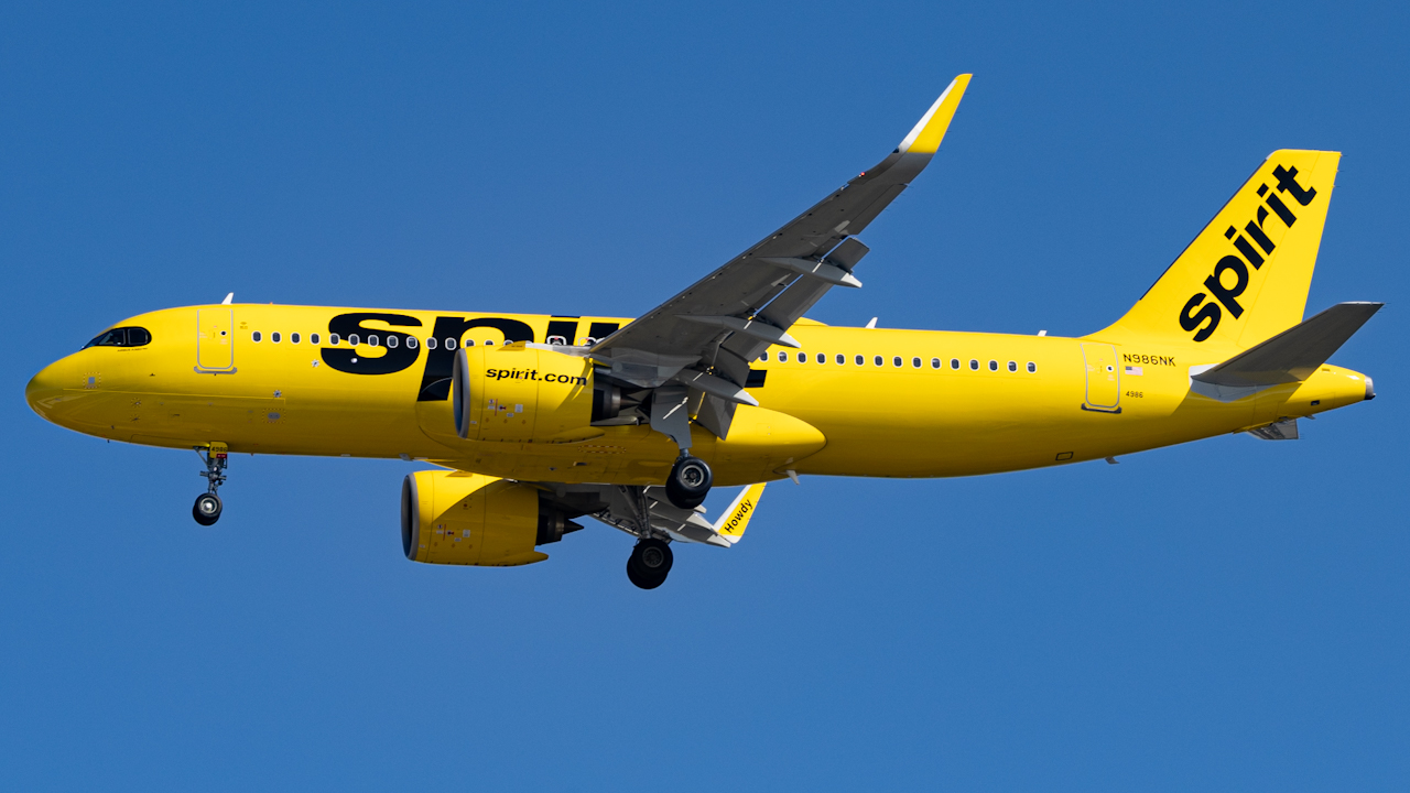 Full size: Spirit Airlines Airbus A320NEO N986NK at Tampa International Airport