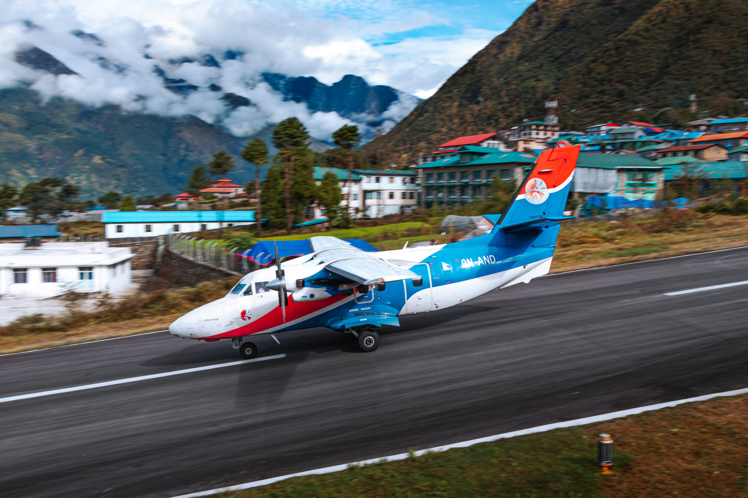 Full size: Summit Air Let L-410UVP-E20 9N-AND at Lukla Tenzing Hillary Airport