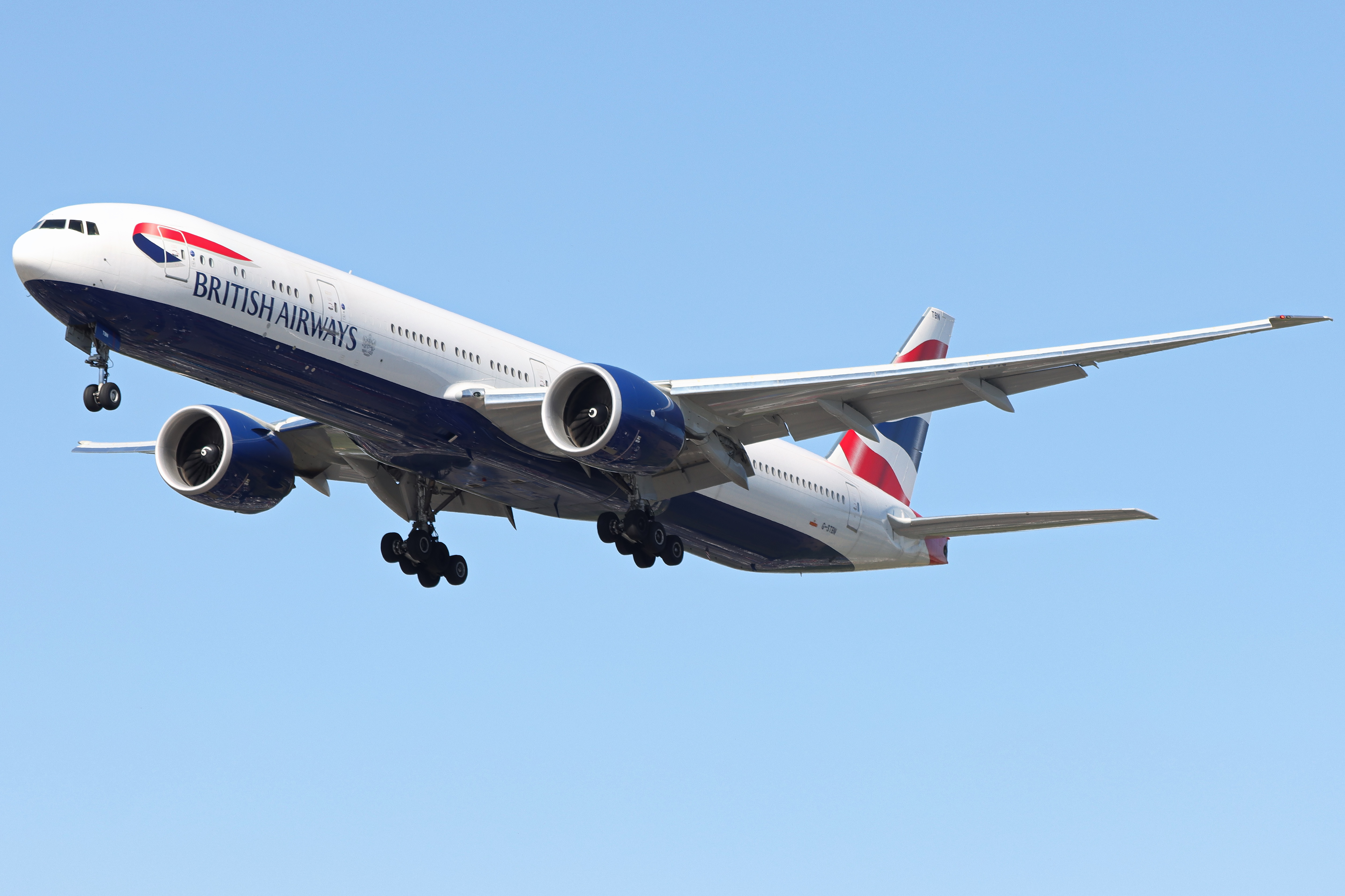 Full size: British Airways Boeing 777-300ER G-STBN at London Heathrow International Airport