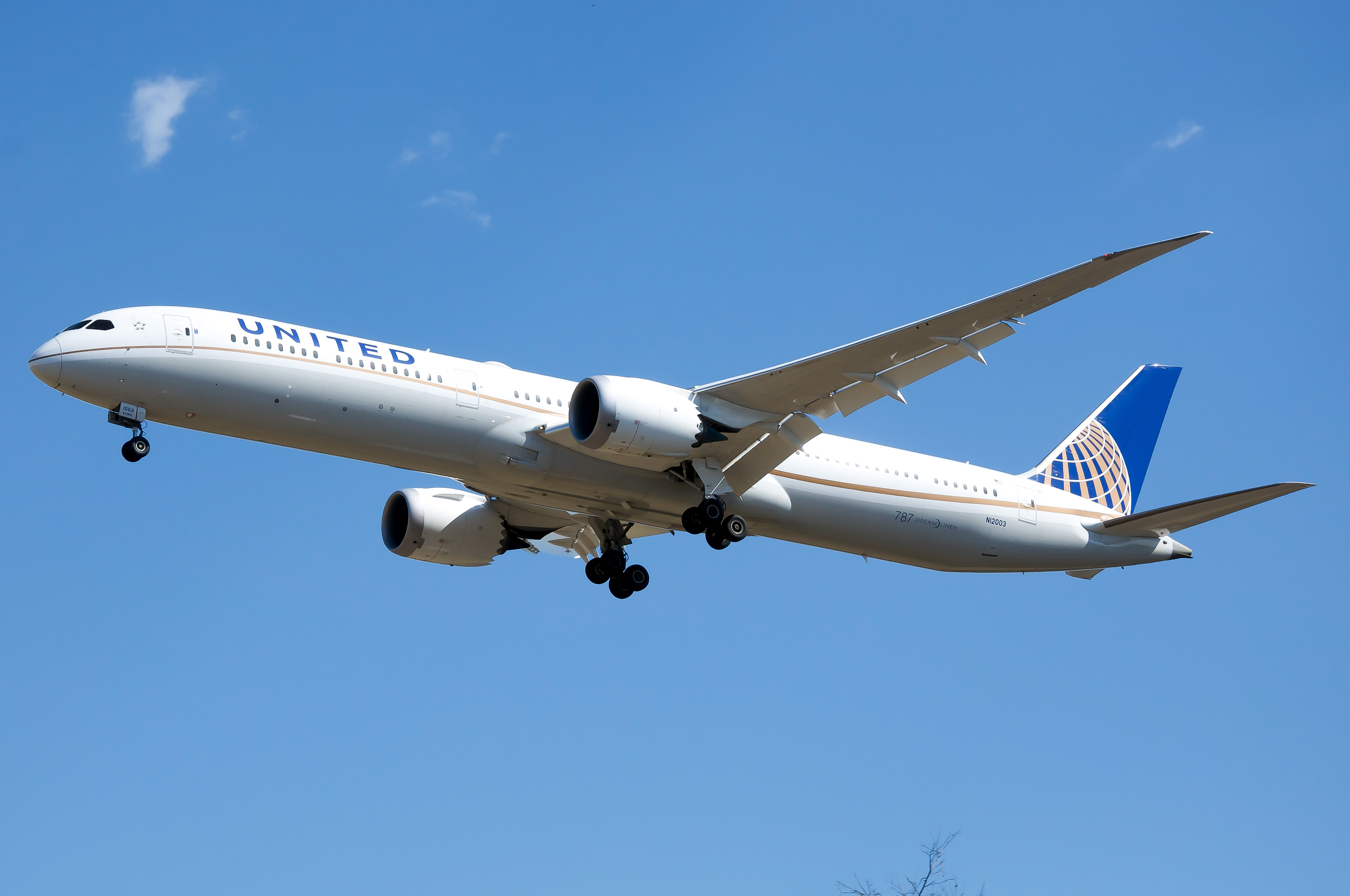 Full size: United Airlines Boeing 787-10 N12003 at Washington Dulles International Airport