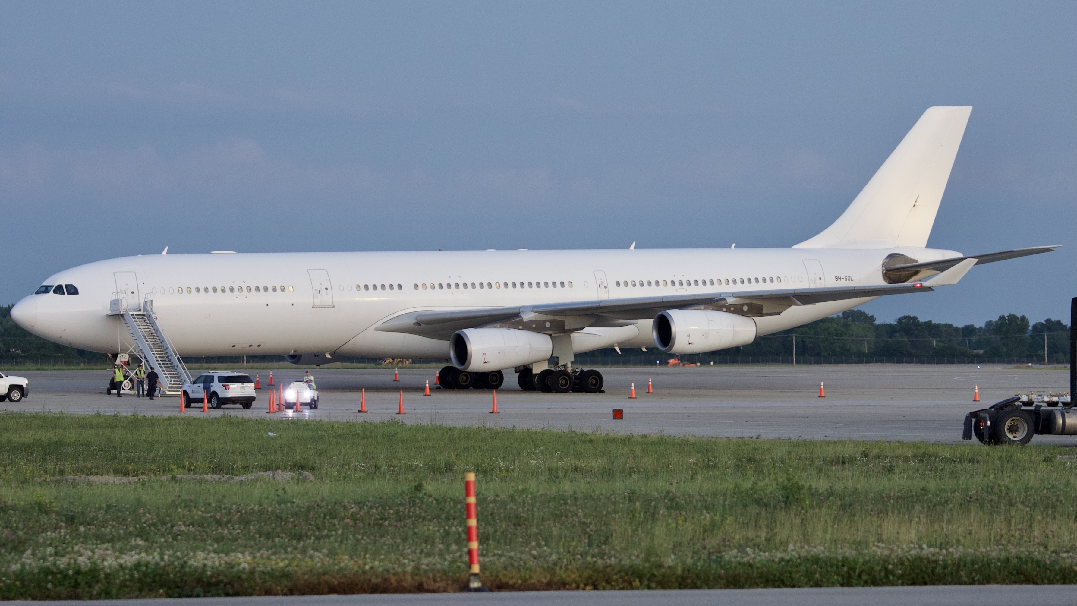 Full size: HiFly Malta Airbus A340-300 9H-SOL at Rickenbacker International Airport