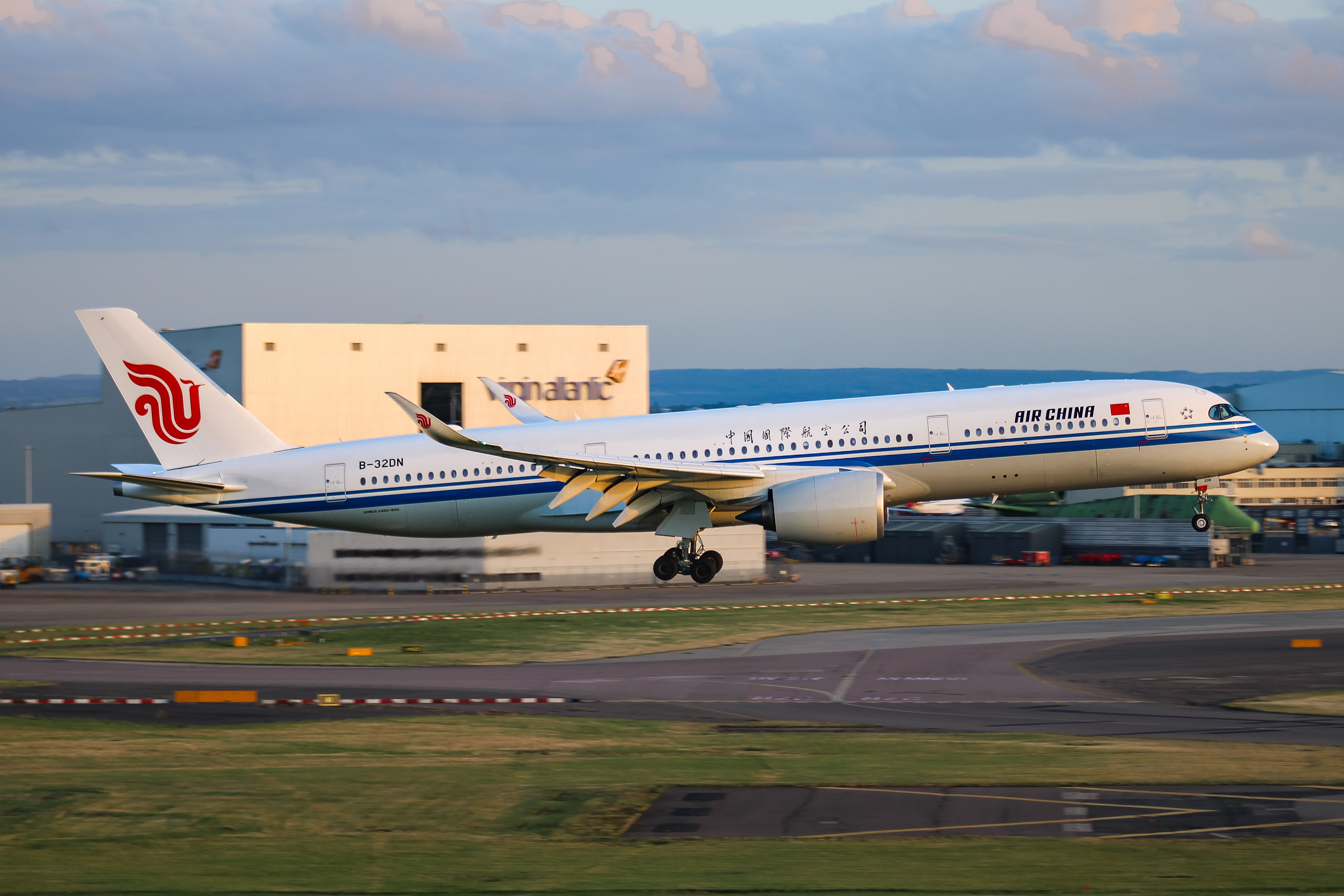 Full size: Air China Airbus A350-900 B-32DN at London Heathrow International Airport