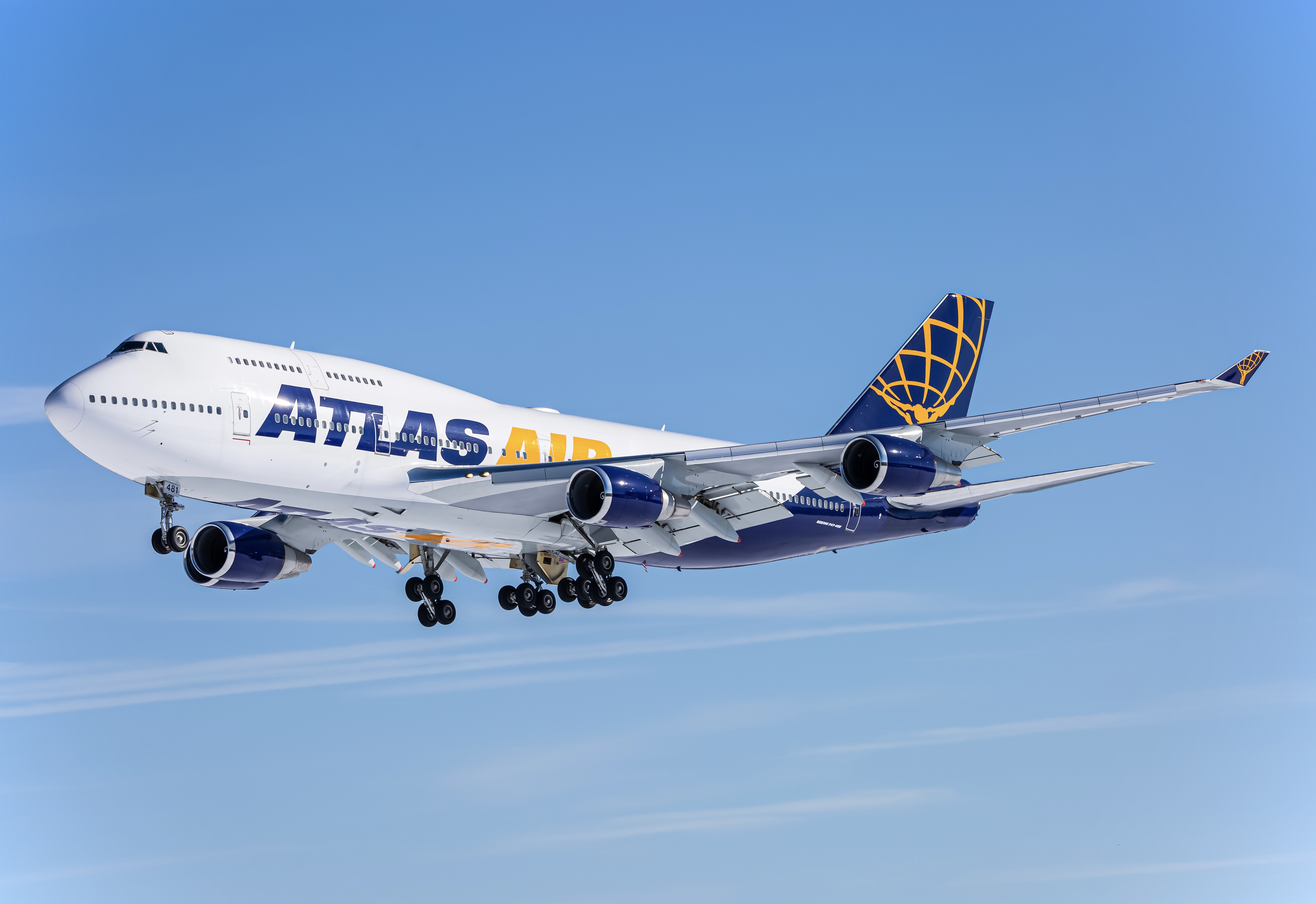 Full size: Atlas Air Boeing 747-400 N481MC at Baltimore/Washington International Thurgood Marshall Airport