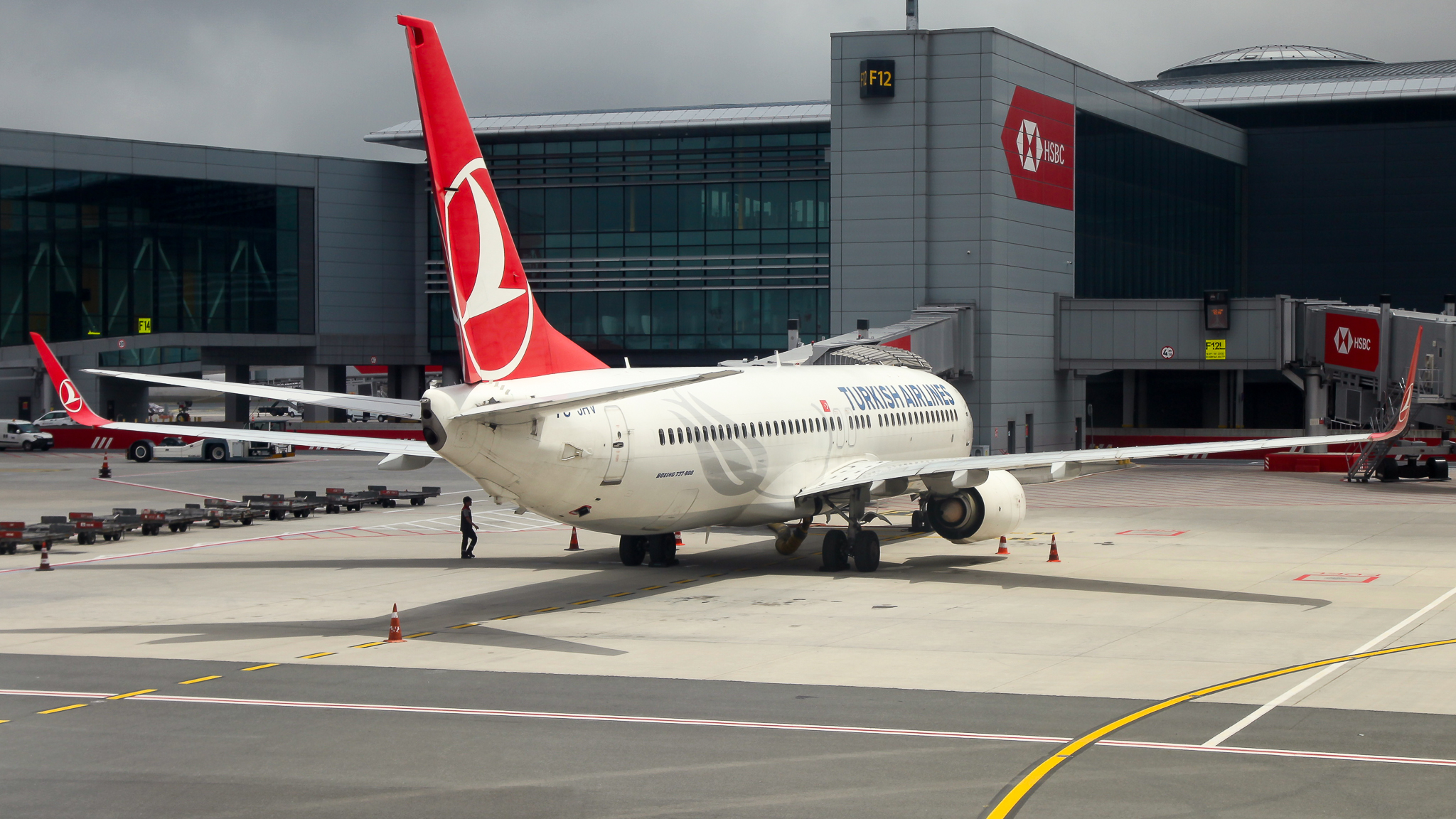 Full size: Turkish Airlines Boeing 737-800 TC-JHV at Istanbul Airport