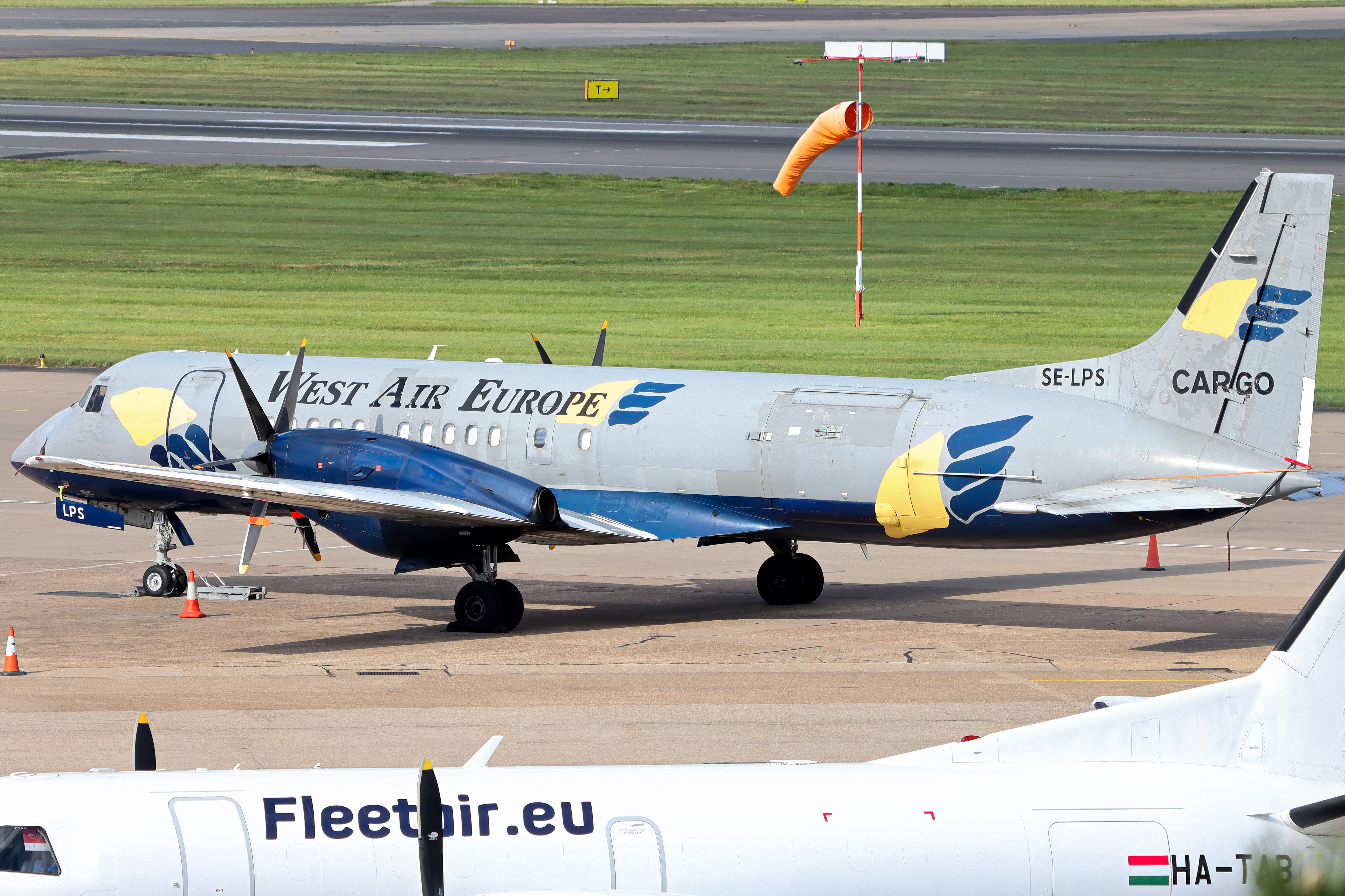 Full size: West Air Europe BAE ATP-F SE-LPS at Birmingham Airport