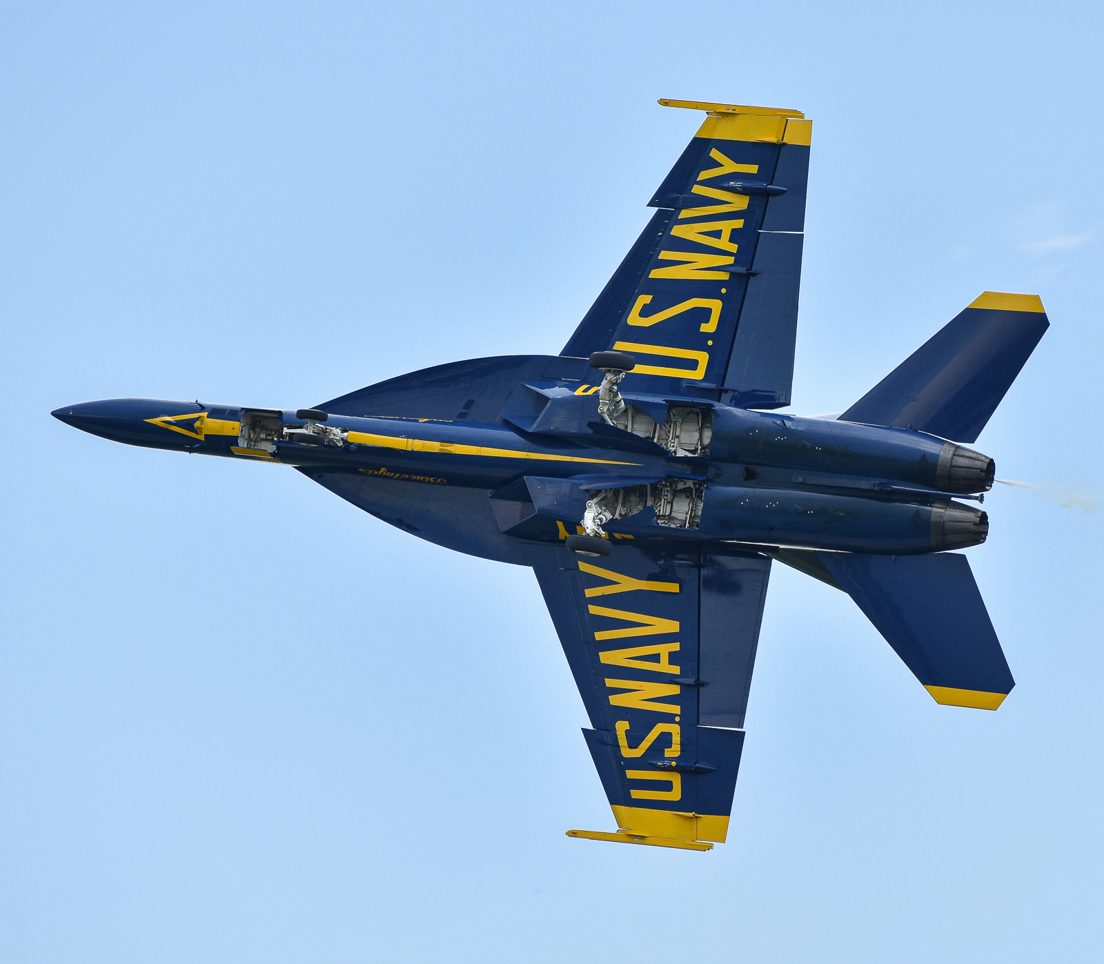 Full size: Blue Angels  F-18 Super Hornet N/A at London International Airport