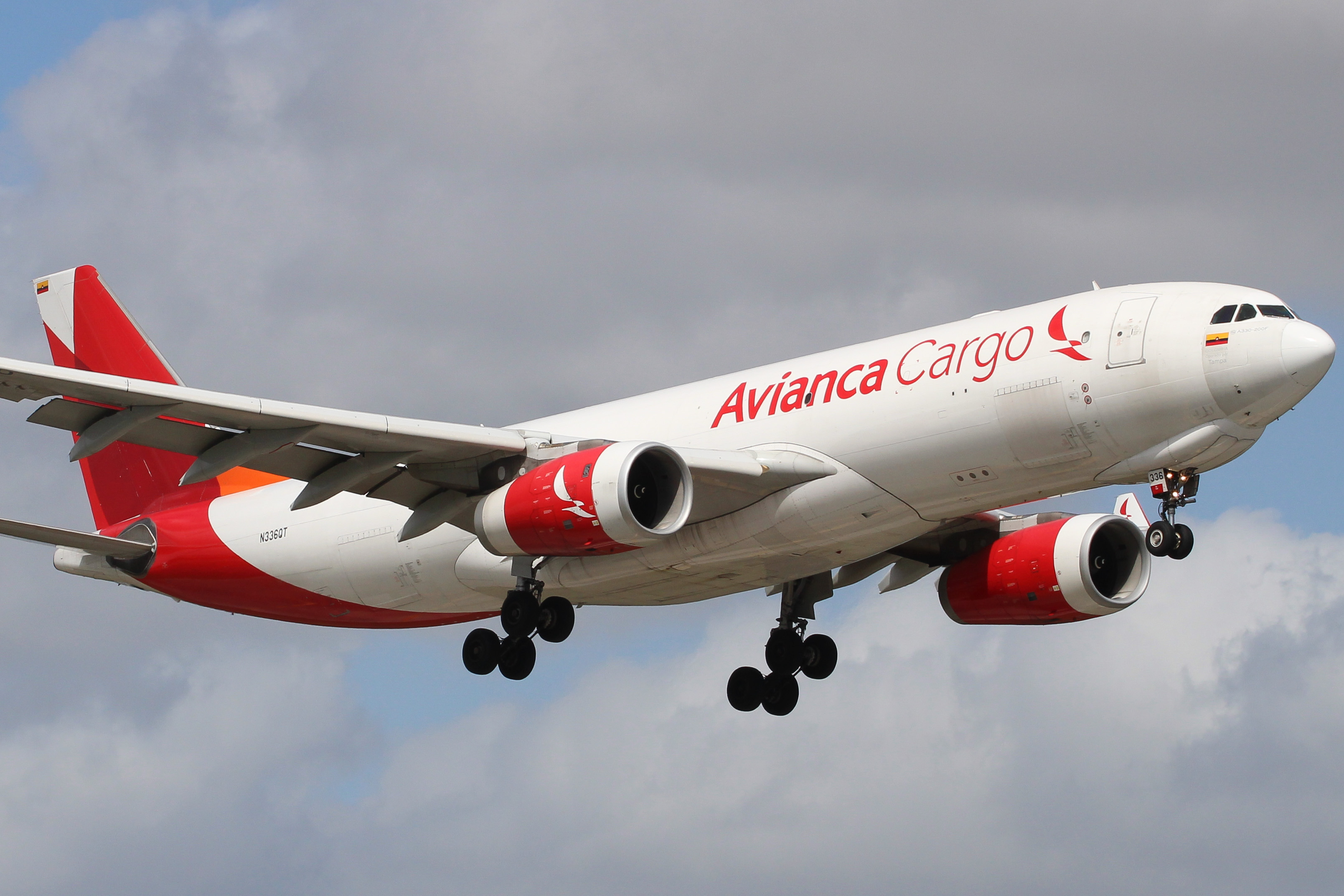 Full size: Avianca Cargo Airbus A330-200F N336QT at Miami International Airport