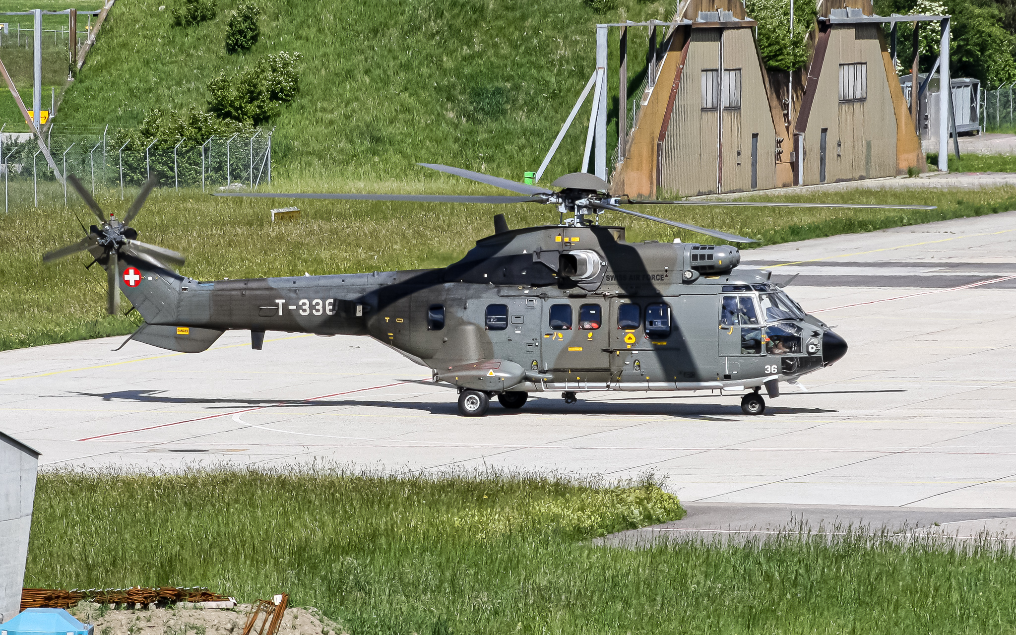 Full size: Swiss Air Force Eurocopter AS 532UL Cougar T-336 at 