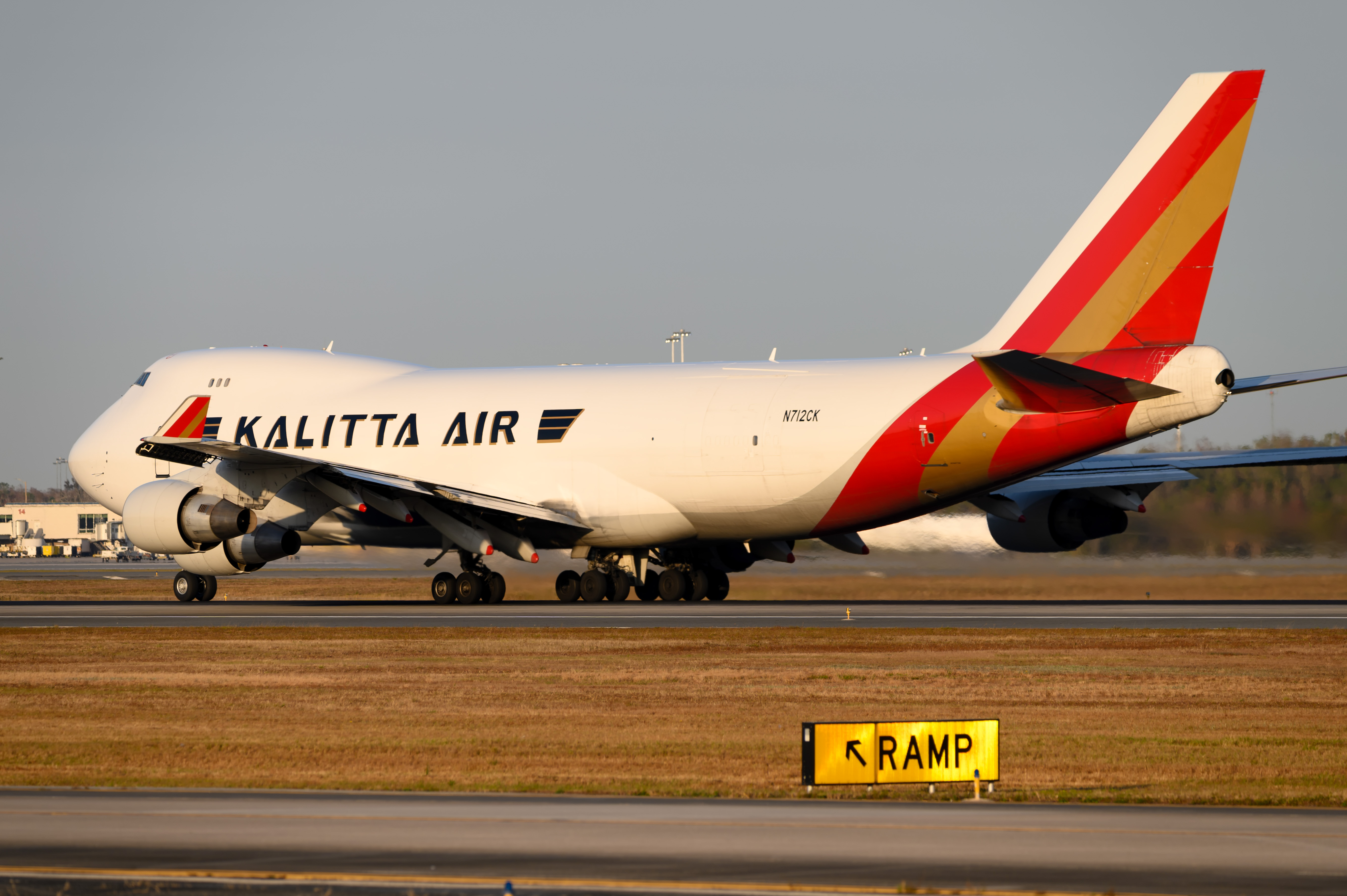 Full size: Kalitta Air Boeing 747-400F N712CK at Orlando International Airport