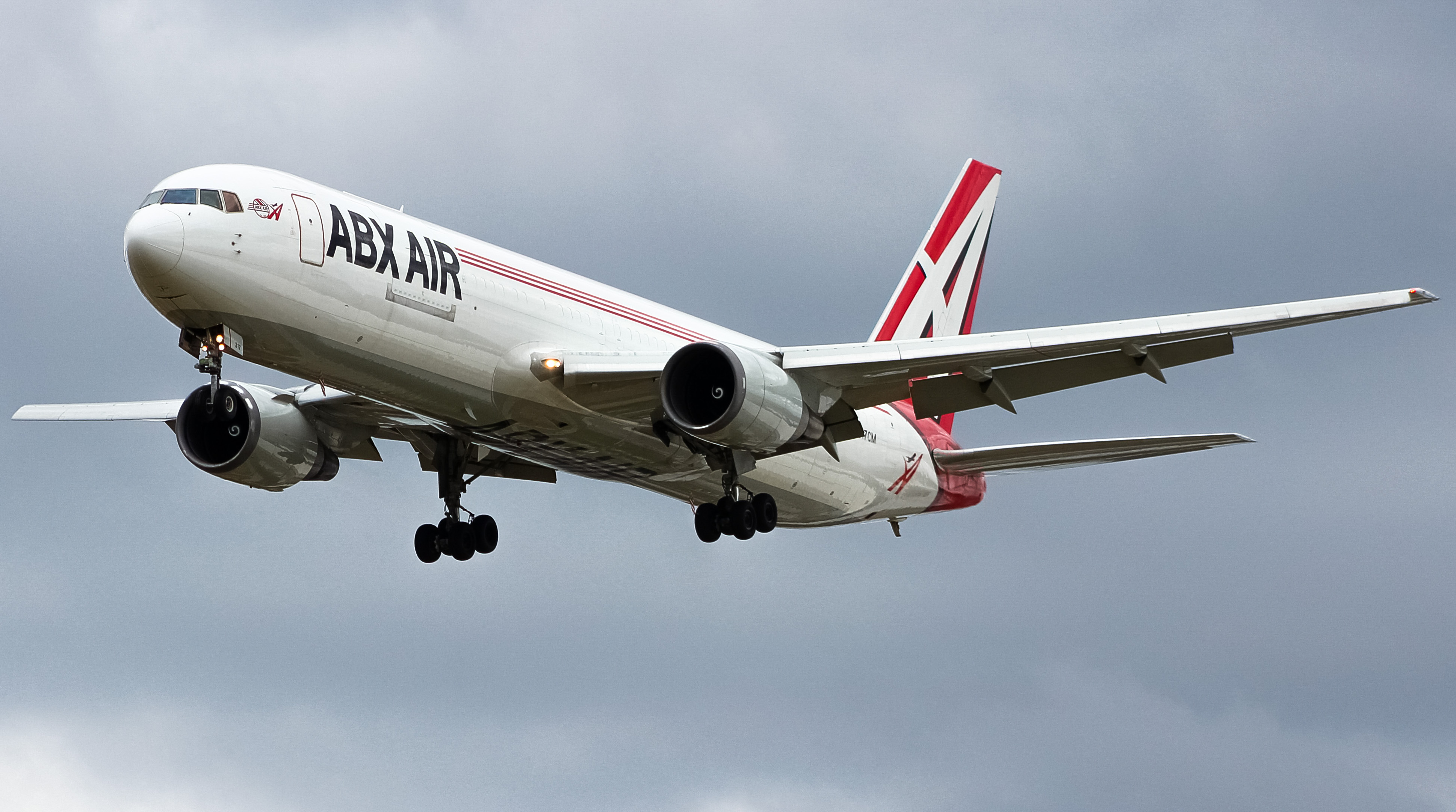 Full size: ABX Air Boeing 767-300ER N317CM at Cincinnati/Northern Kentucky International Airport