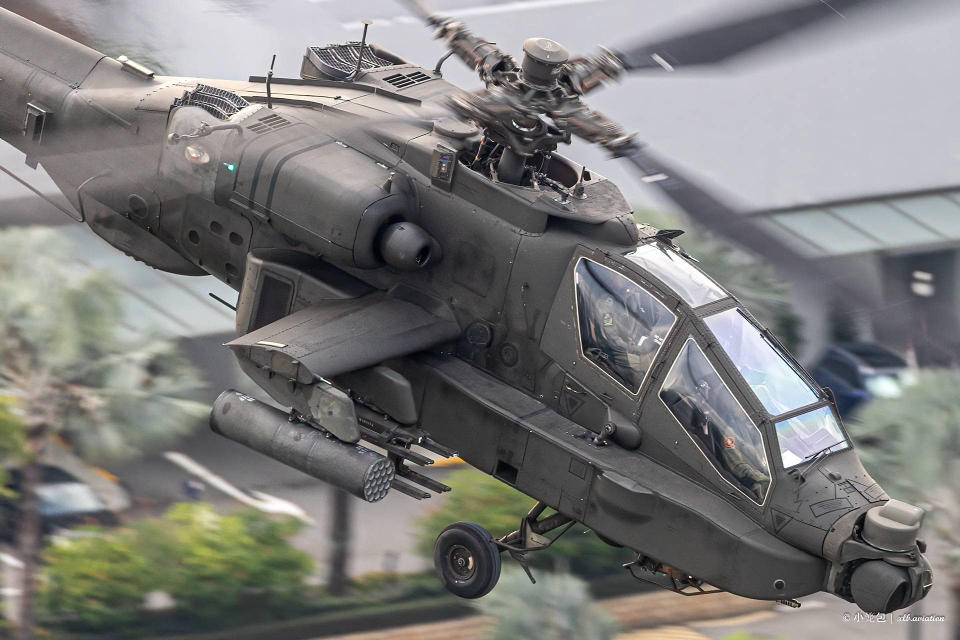 Full size: RSAF Boeing AH-64 Apache 063 at Paya Lebar AB