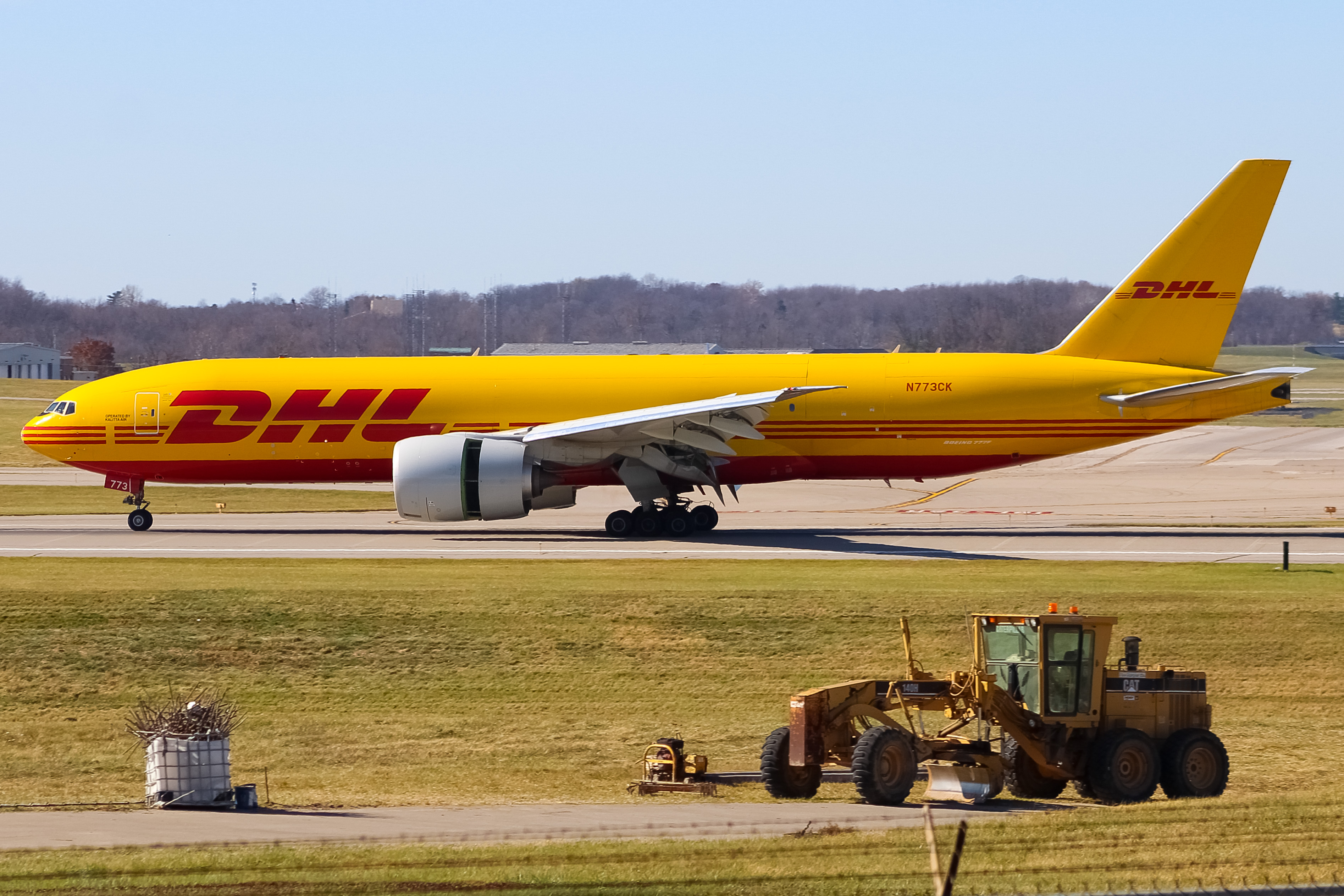 Full size: Kalitta Air Boeing 777-F N773CK at Cincinnati/Northern Kentucky International Airport