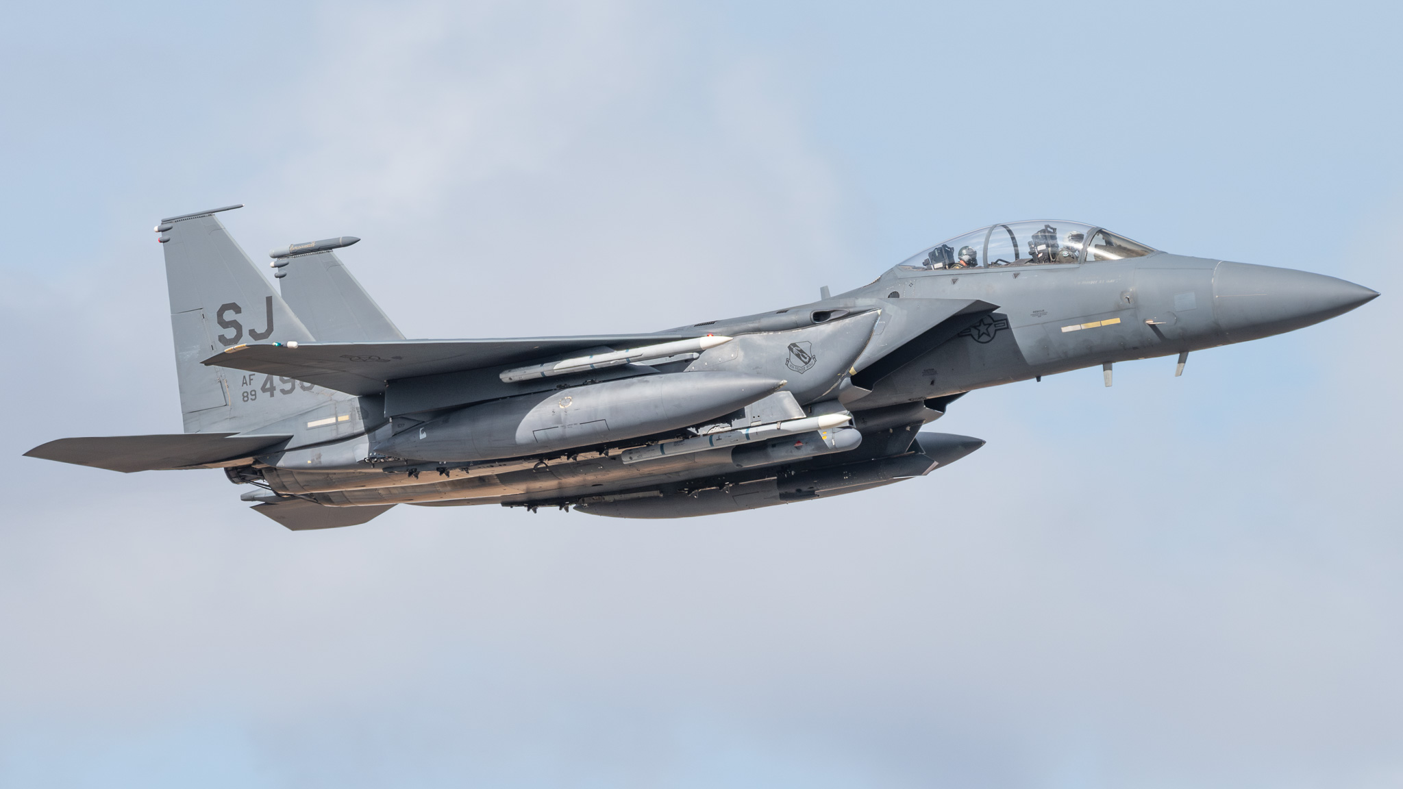 Full size: USAF - United States Air Force McDonnell Douglas F-15 Eagle 89-0490 at Seymour Johnson AFB