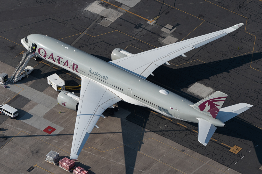 Full size: Qatar Airways Airbus A350-900 A7-ALR at General Edward Lawrence Logan International Airport