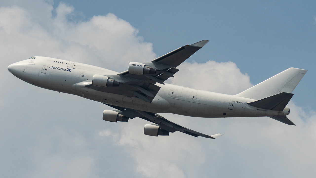 Full size: JetOne X Boeing 747-400F VQ-BWT at Kuala Lumpur International Airport