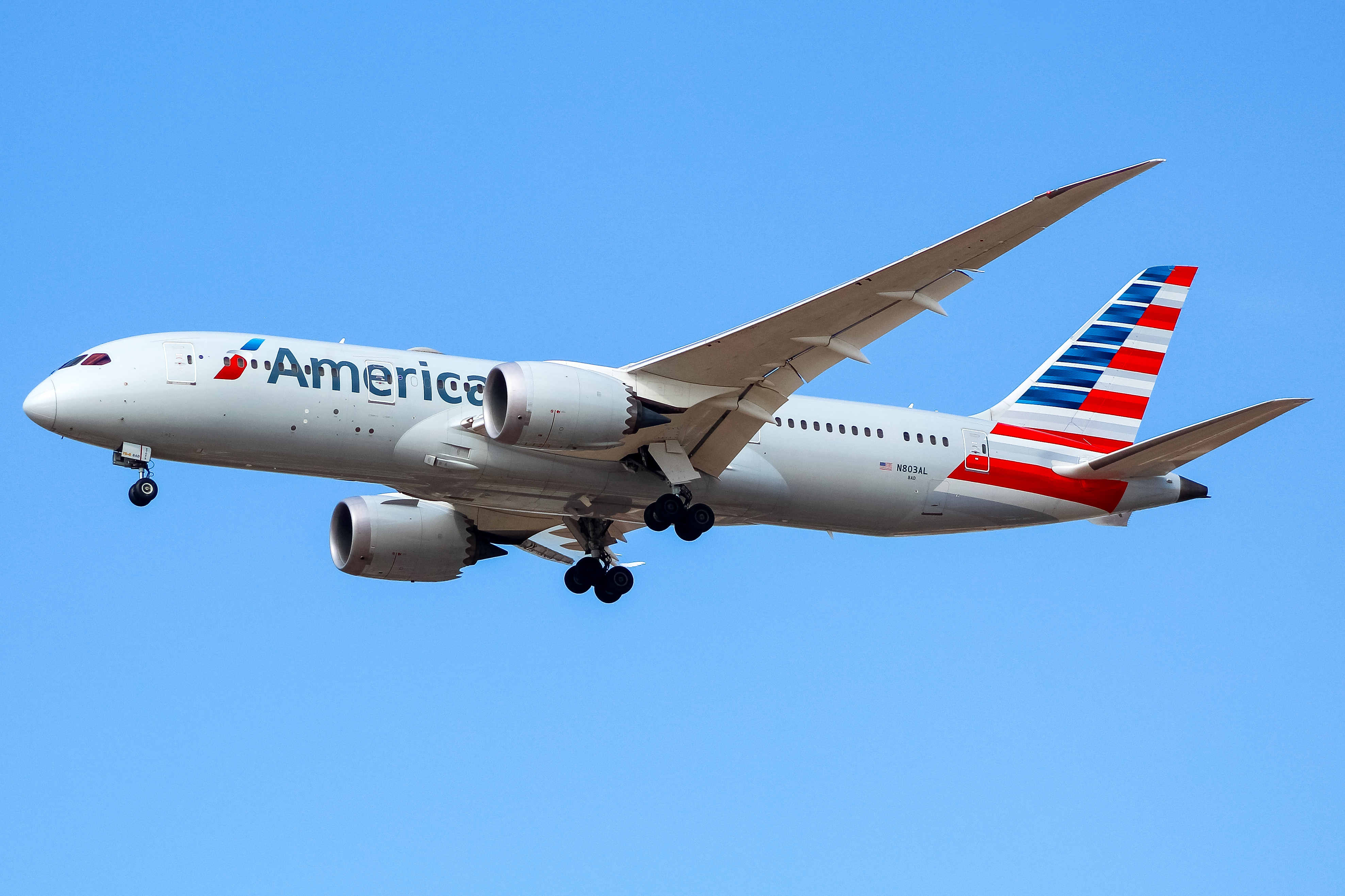 Full size: American Airlines  Boeing 787-8 N803AL at Chicago O'Hare International Airport