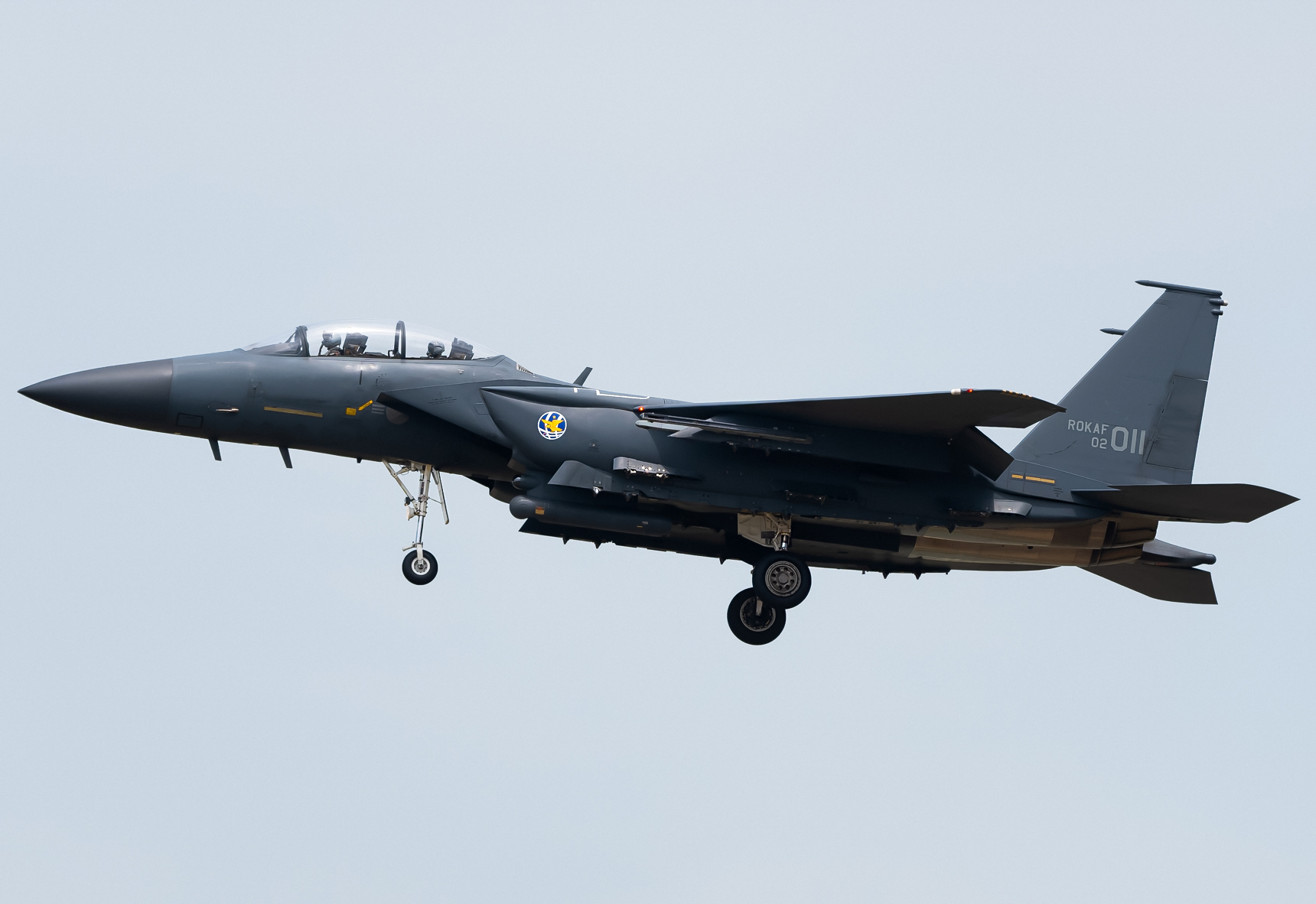 Full size: ROKAF Boeing F-15K Slam Eagle 02-011 at Daegu International Airport