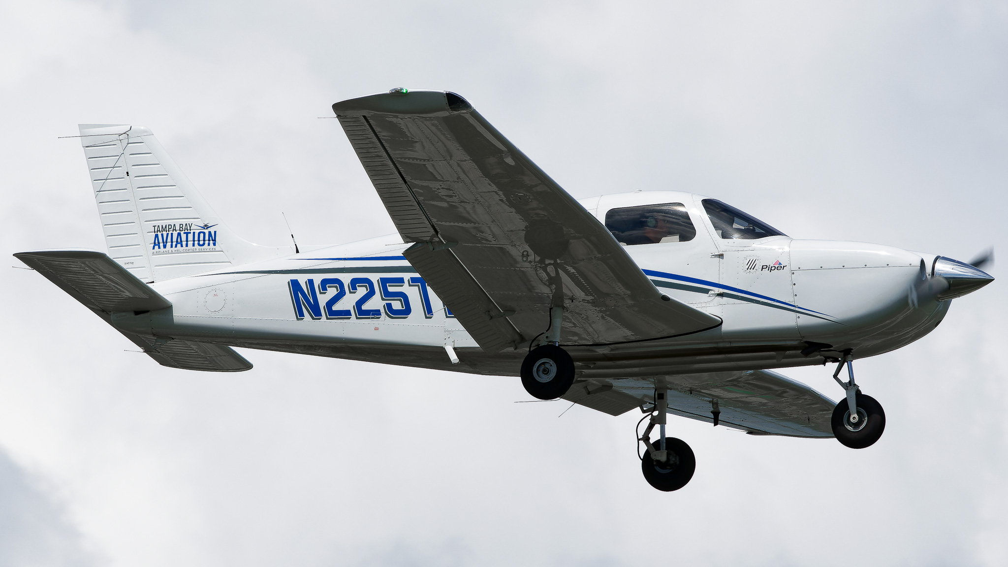 Full size: Tampa Bay Aviation Piper PA-28-181 Pilot 100i N225TB at St. Petersburg Clearwater International Airport