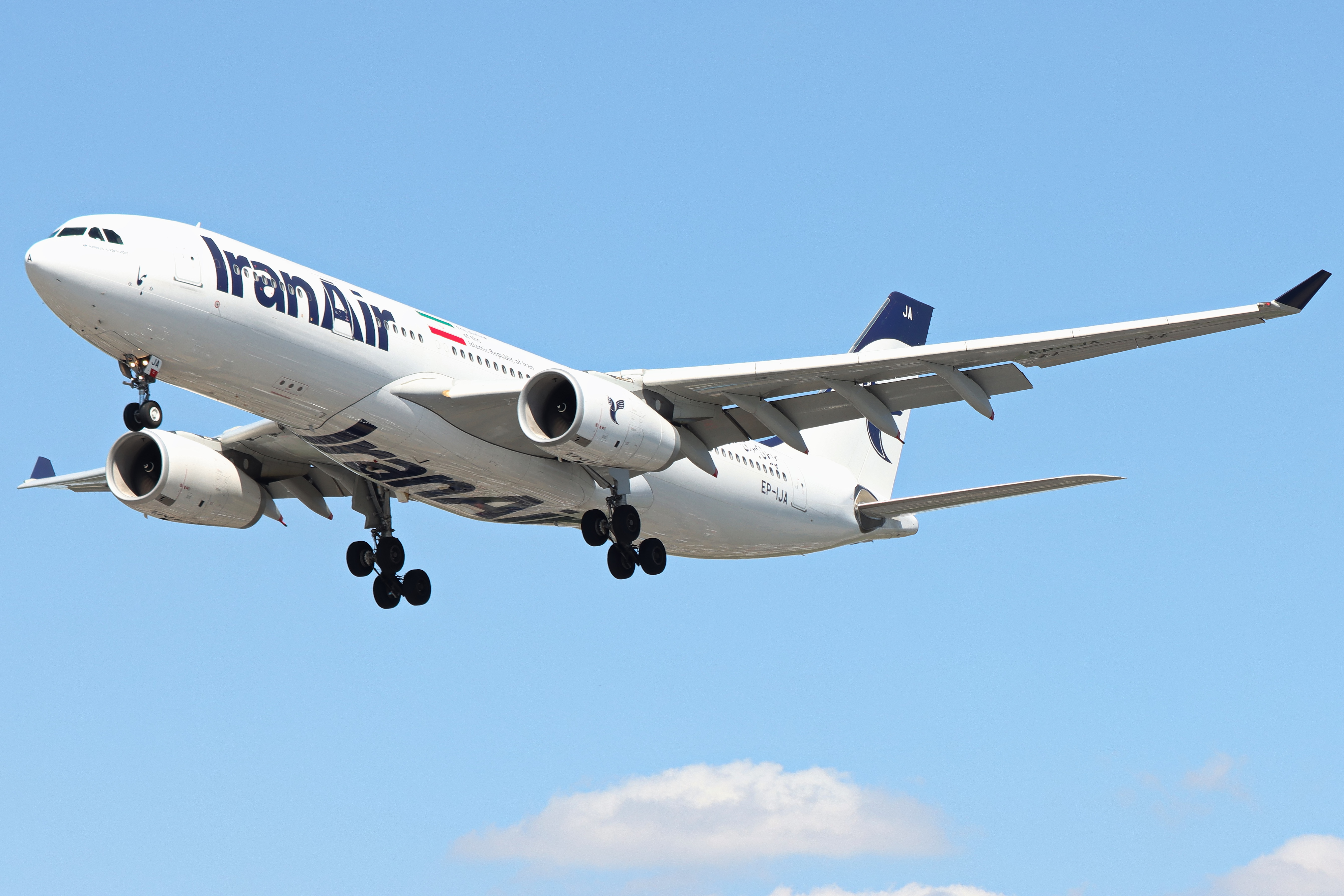 Full size: Iran Air Airbus A330-200 EP-IJA at London Heathrow International Airport