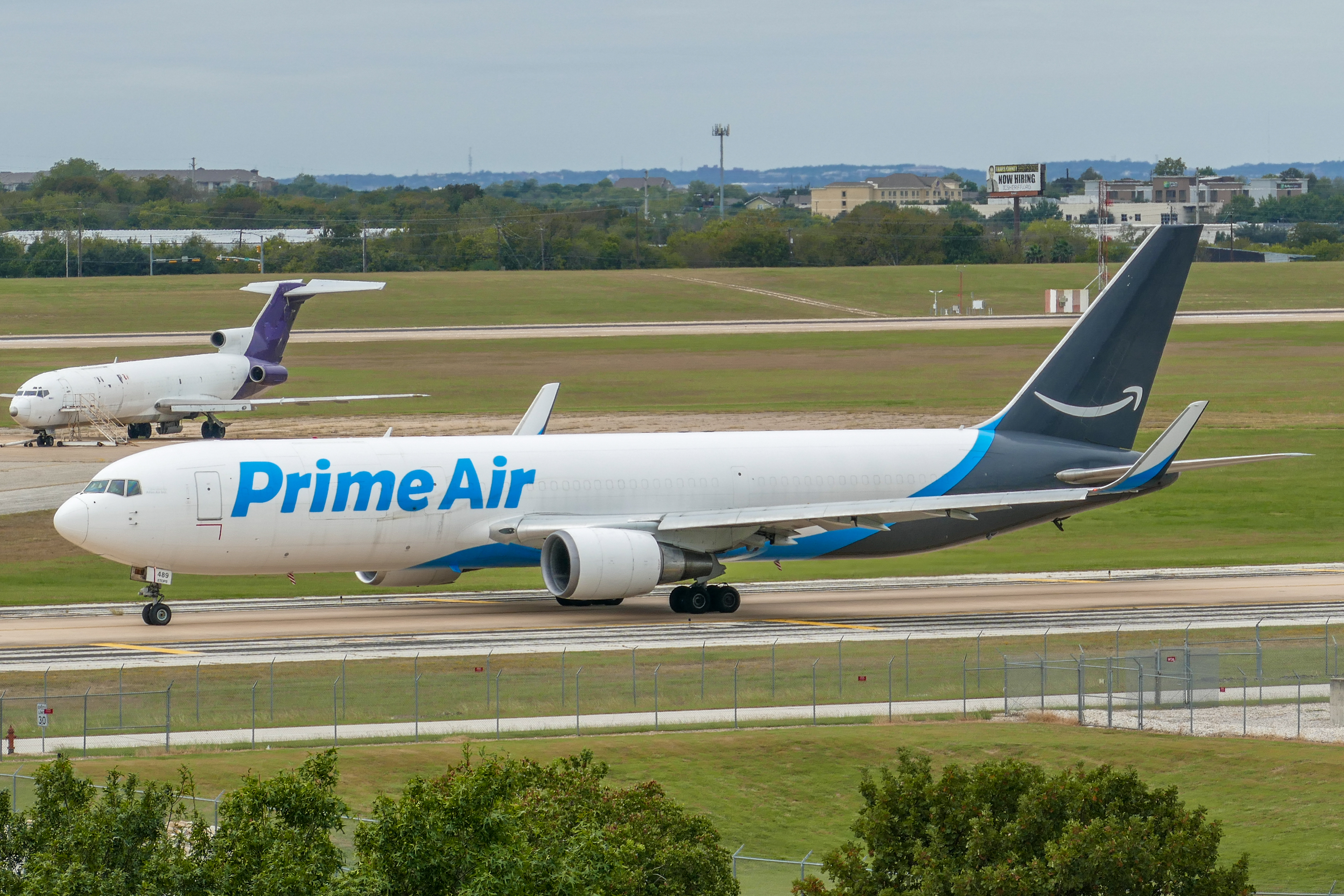 Full size: Prime Air Boeing 767-300F N1489A at Austin-Bergstrom International Airport