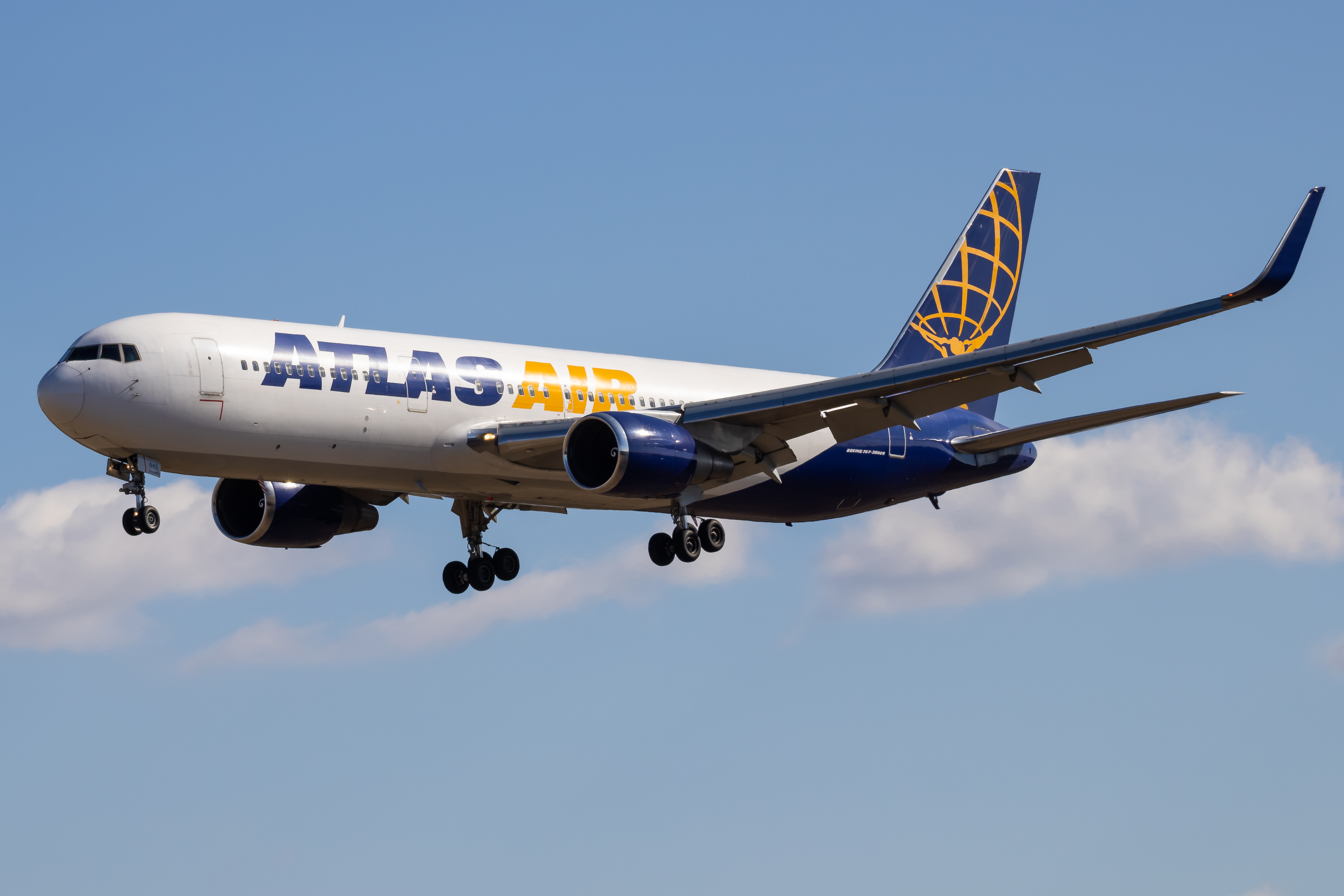 Full size: Atlas Air Boeing 767-300ER N645GT at Baltimore/Washington International Thurgood Marshall Airport