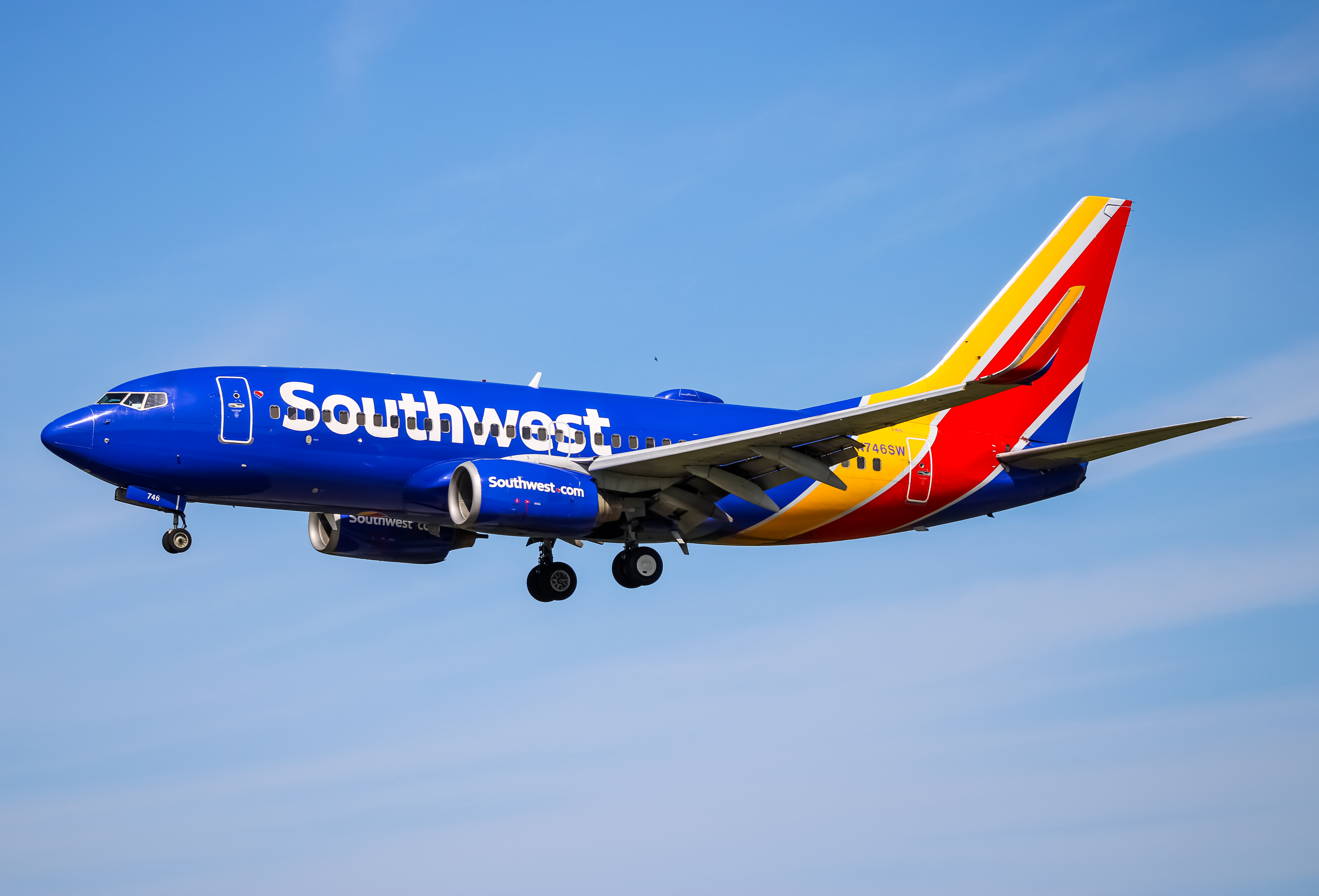 Full size: Southwest Airlines Boeing 737-700 N746SW at Baltimore/Washington International Thurgood Marshall Airport