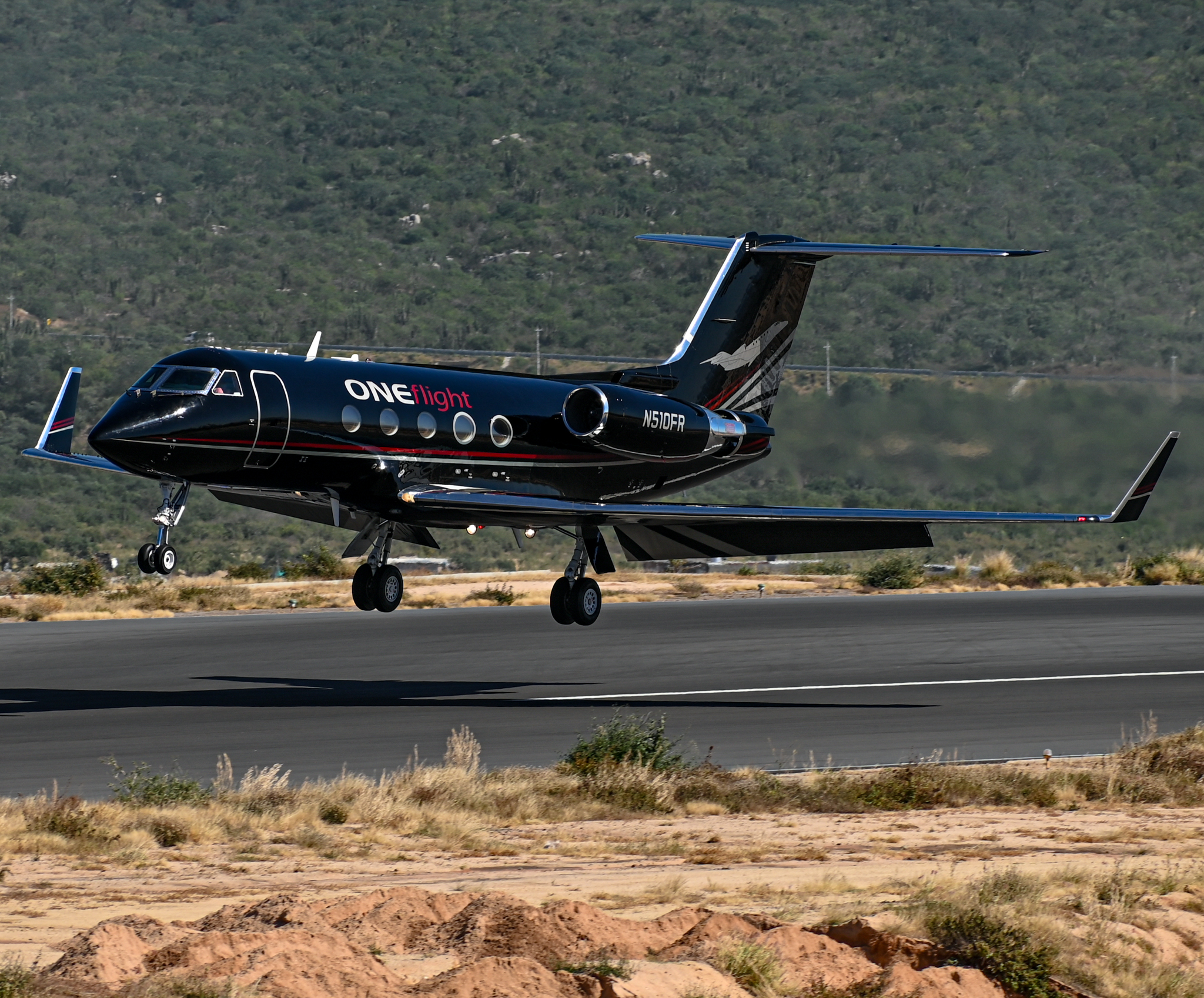 Full size: ONEflight International Gulfstream III N510FR at Aeropuerto de Cabo San Lucas Internacional