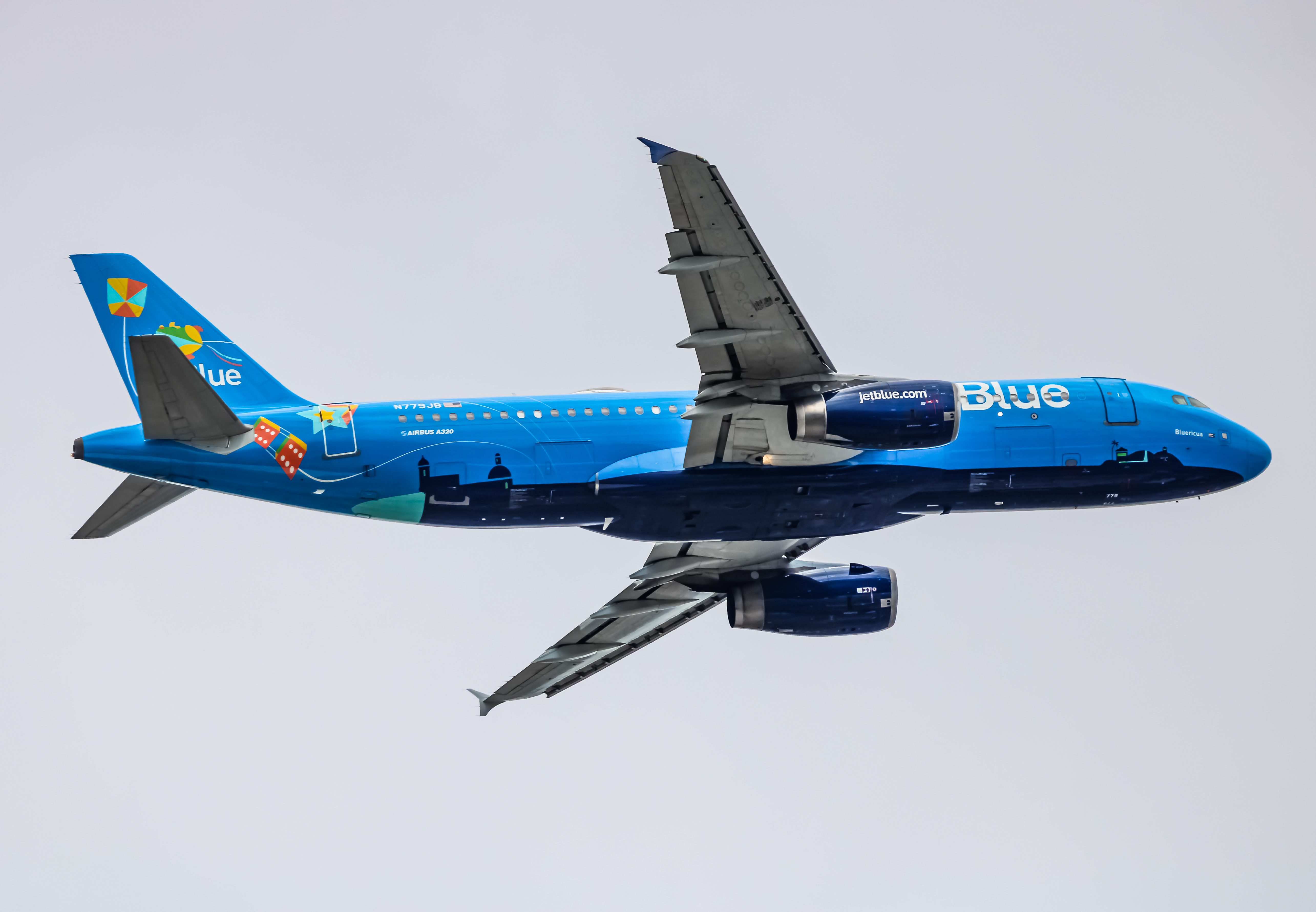 Full size: JetBlue Airways Airbus A320 N779JB at Newark Liberty International Airport