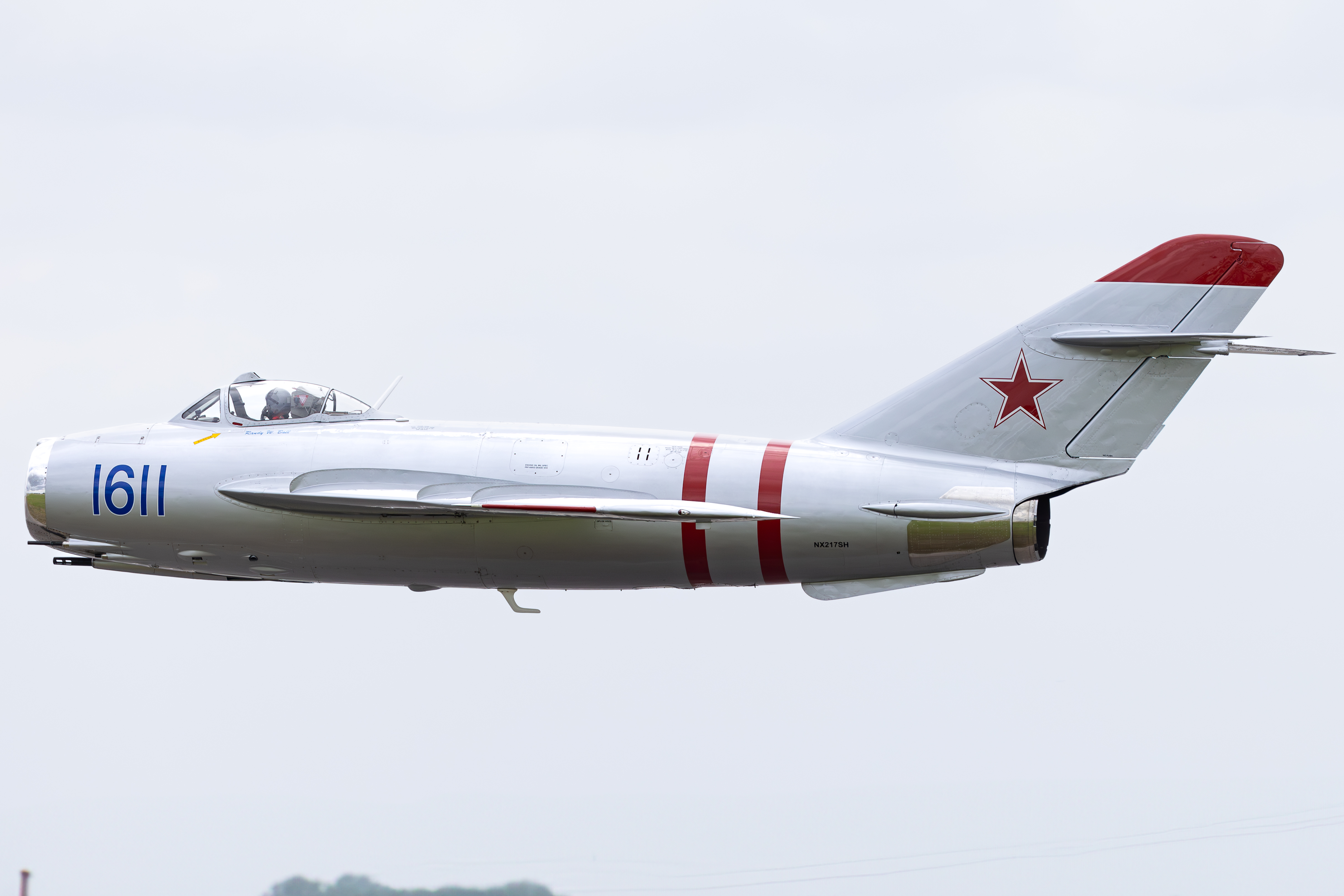 Full size: PRIVATE Mikoyan-Gurevich MiG-17 NX217SH at San Antonio Randolph Air Force Base