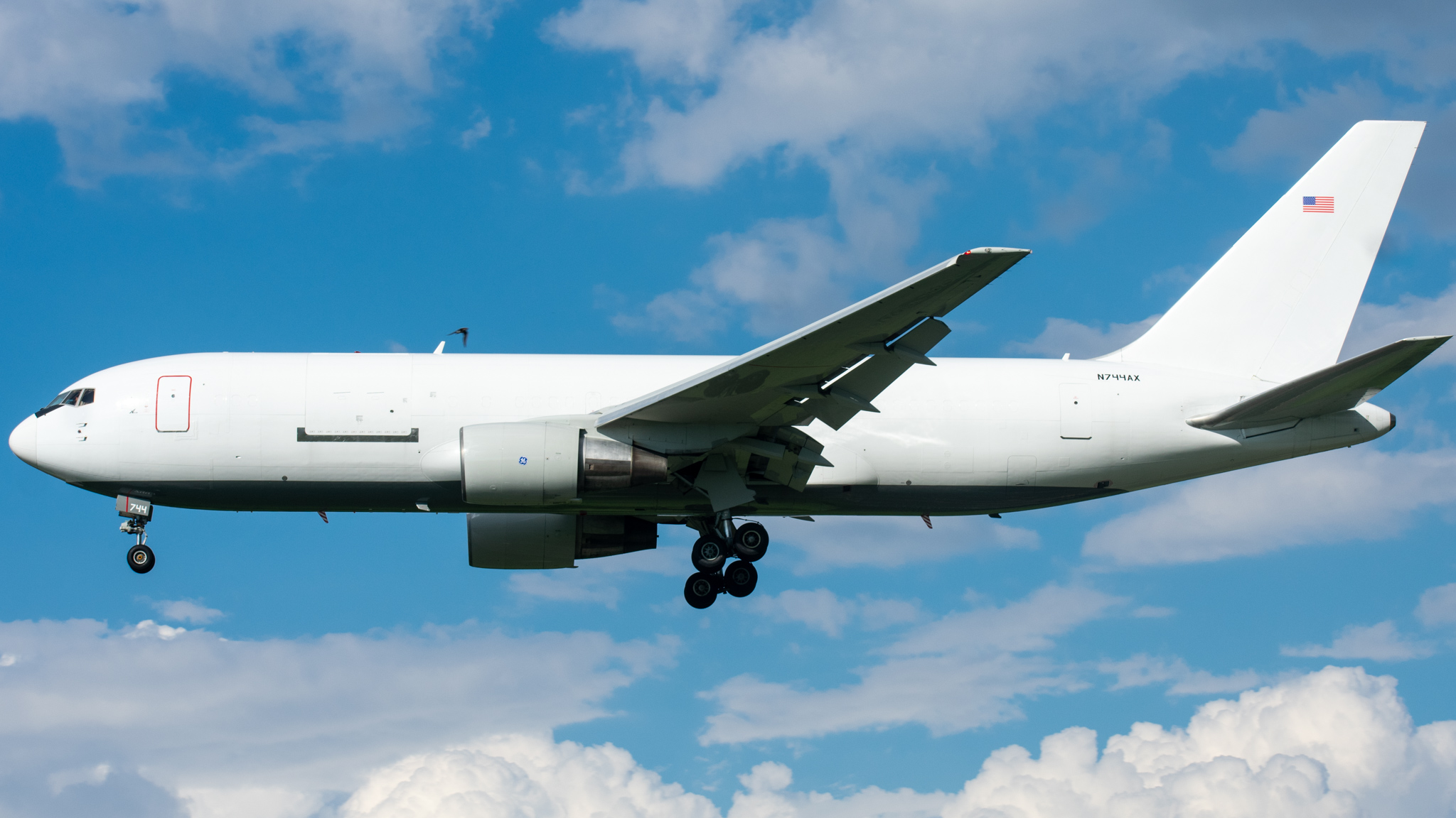 Full size: ABX Air Boeing 767-200F N744AX at Baltimore/Washington International Thurgood Marshall Airport