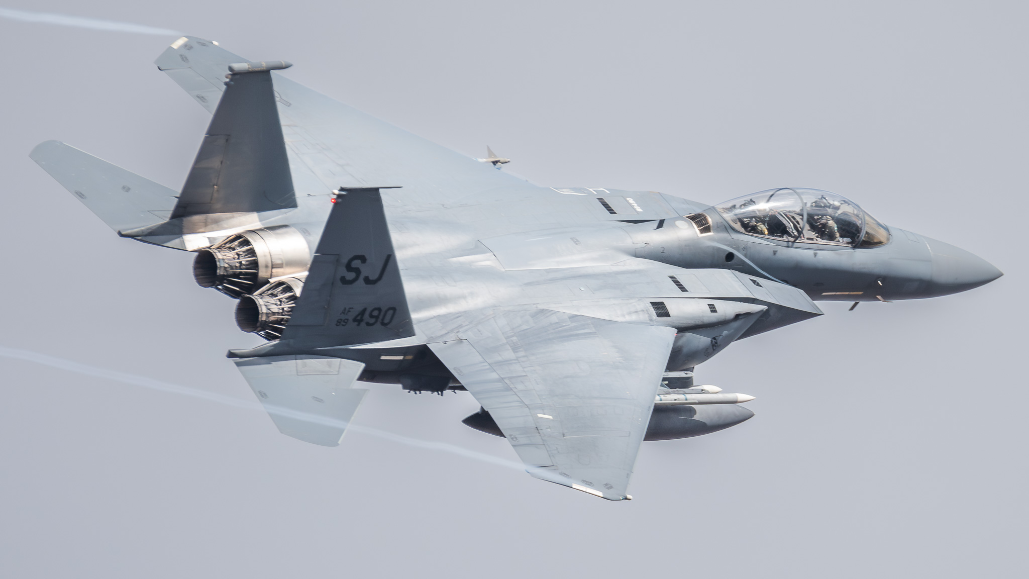 Full size: USAF - United States Air Force McDonnell Douglas F-15 Eagle 89-0490 at Seymour Johnson AFB