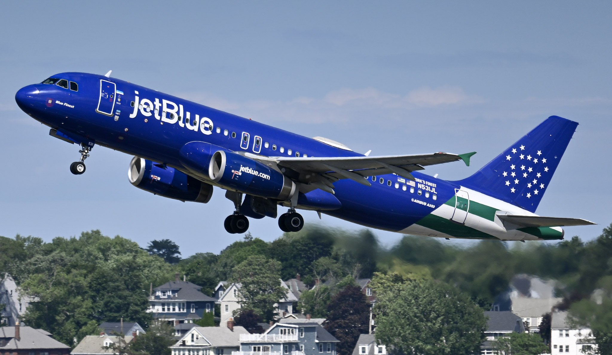 Full size: JetBlue Airways Airbus A320 N531JL at General Edward Lawrence Logan International Airport