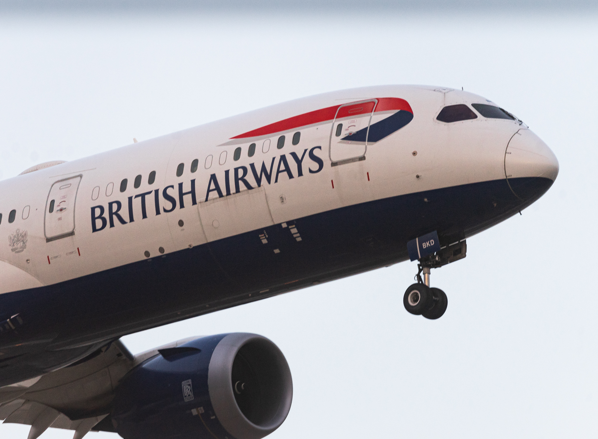 Full size: British Airways Boeing 787-9 G-ZBKD at Dallas-Fort Worth International Airport