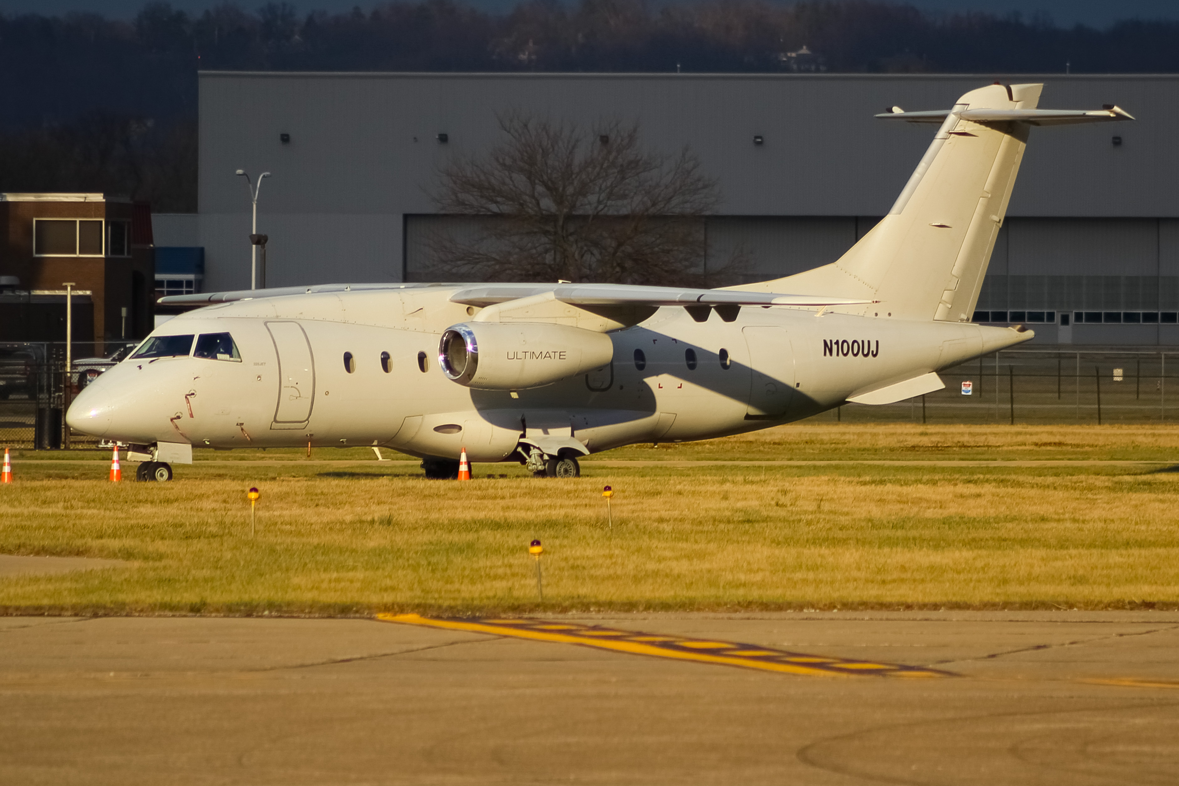 Full size: Ultimate Air Shuttle Dornier 328 JET N100UJ at Cincinnati Municipal Airport/Lunken Field