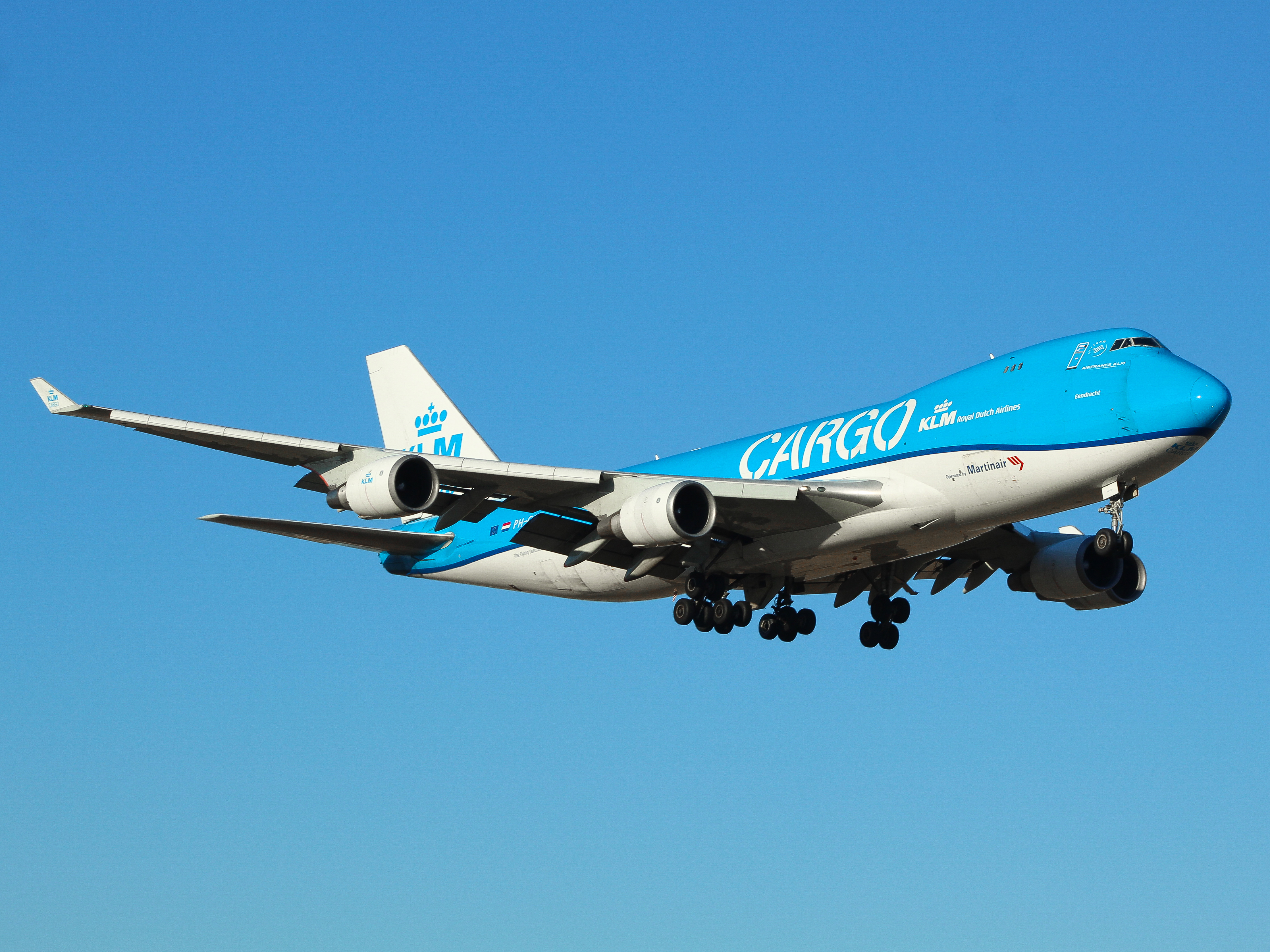 Full size: KLM Cargo Boeing 747-400F PH-CKA at General Mitchell International Airport