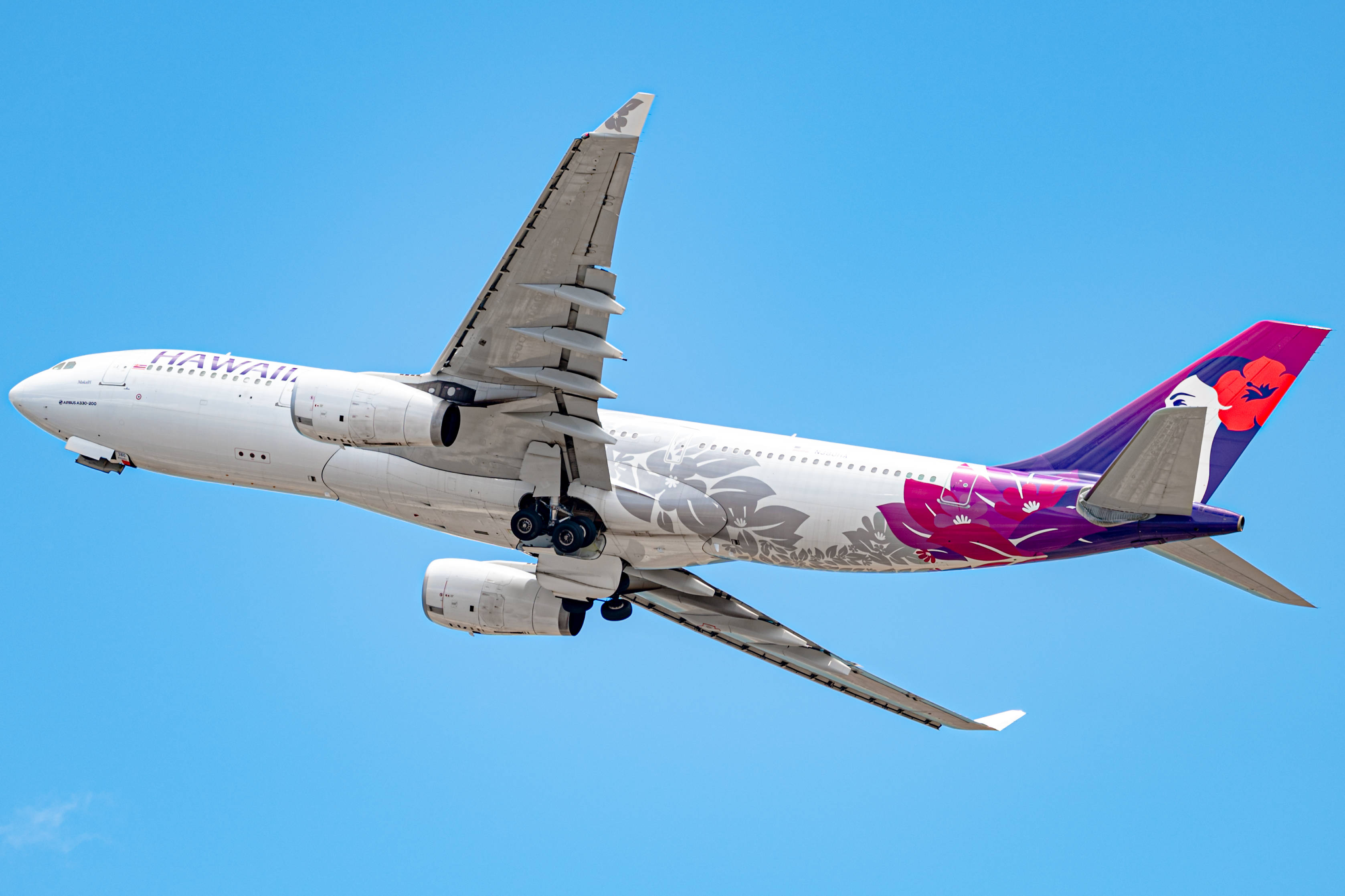 Full size: Hawaiian Airlines Airbus A330-200 N380HA at Daniel K Inouye International Airport