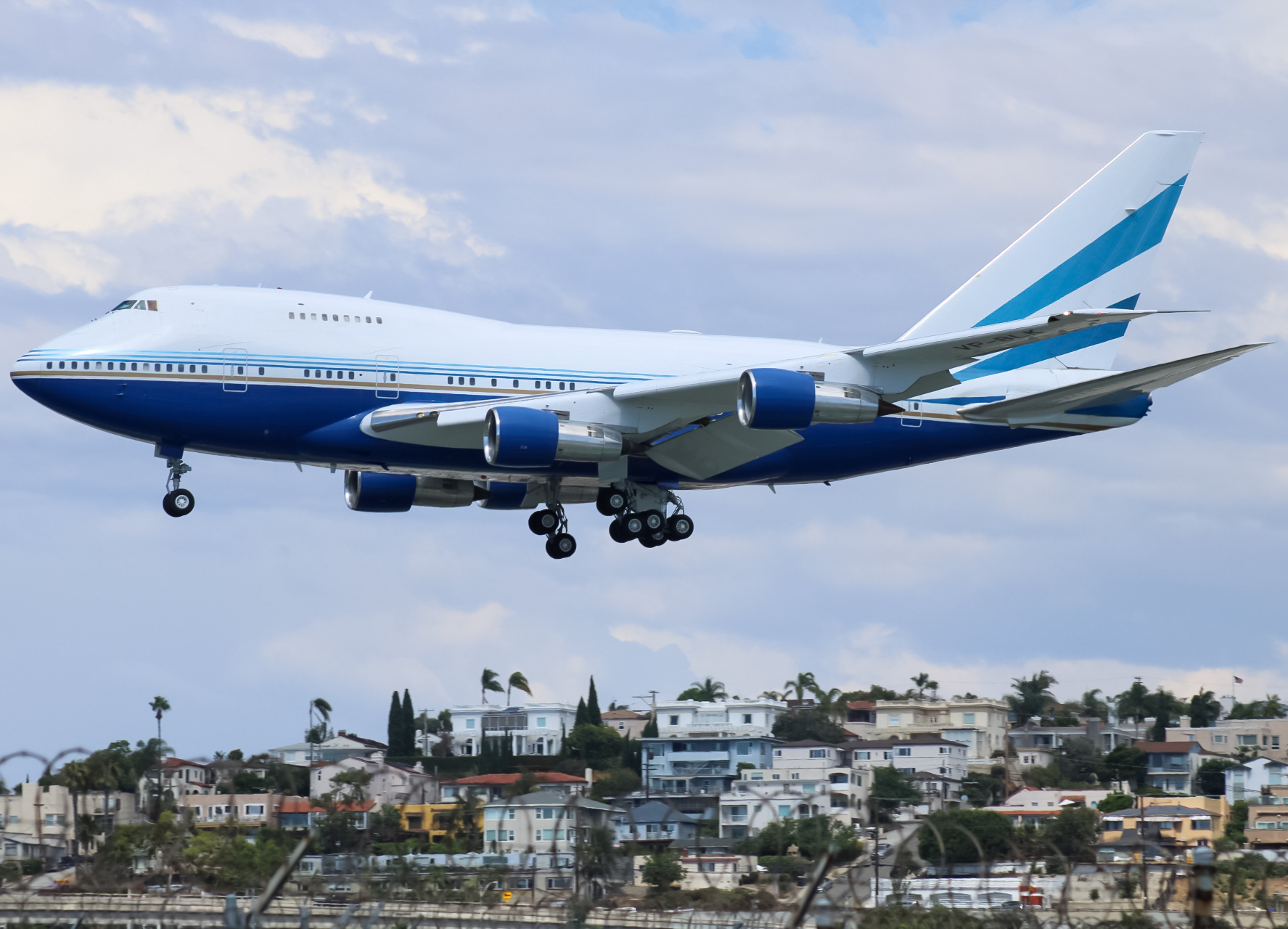 Full size: PRIVATE Boeing 747SP VP-BLK  at San Diego International Airport