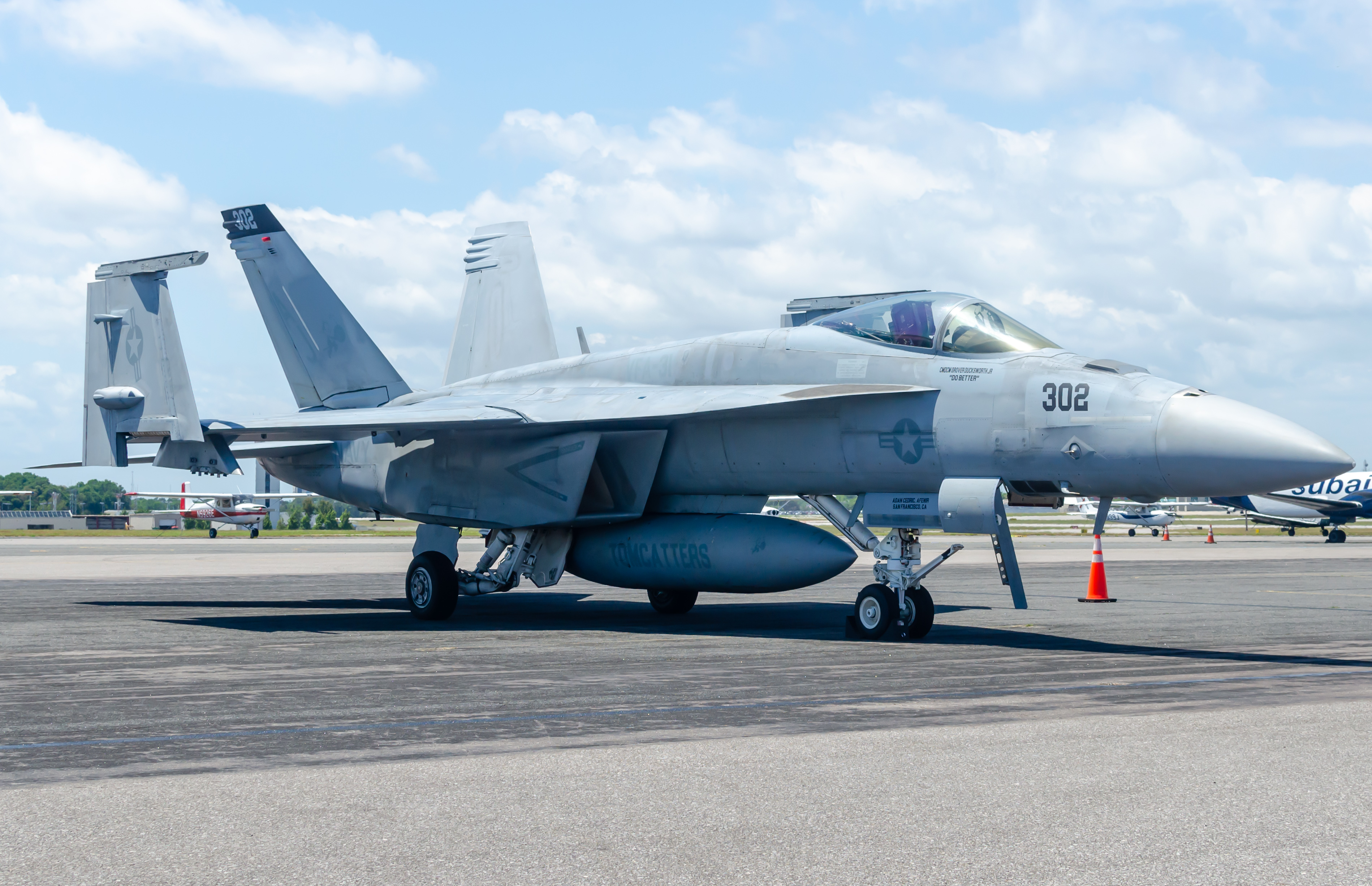 Full size: USN - United States Navy Boeing F/A-18E/F Super Hornet 166778 at Pensacola International Airport