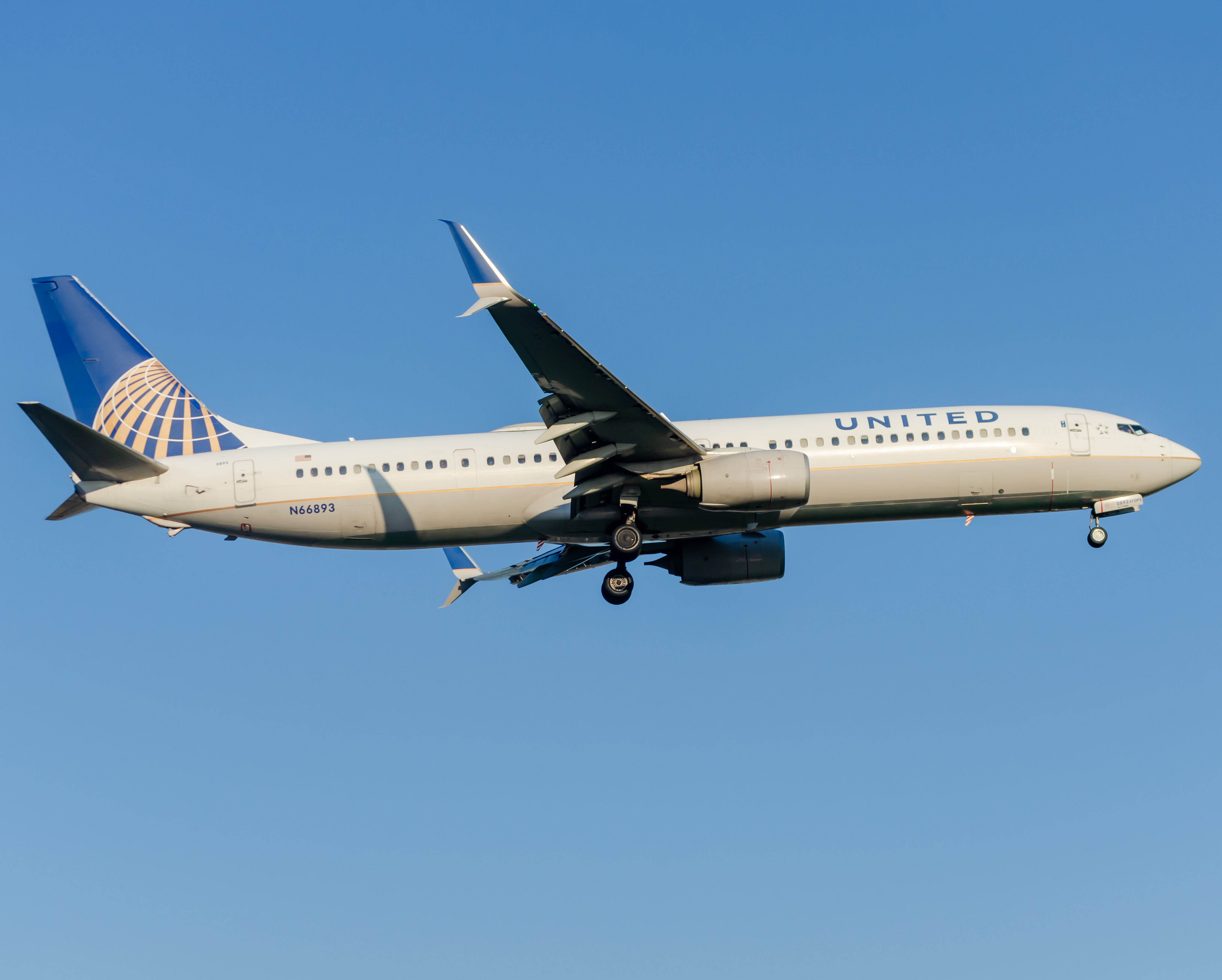 Full size: United Airlines Boeing 737-900ER N66893 at Newark Liberty International Airport