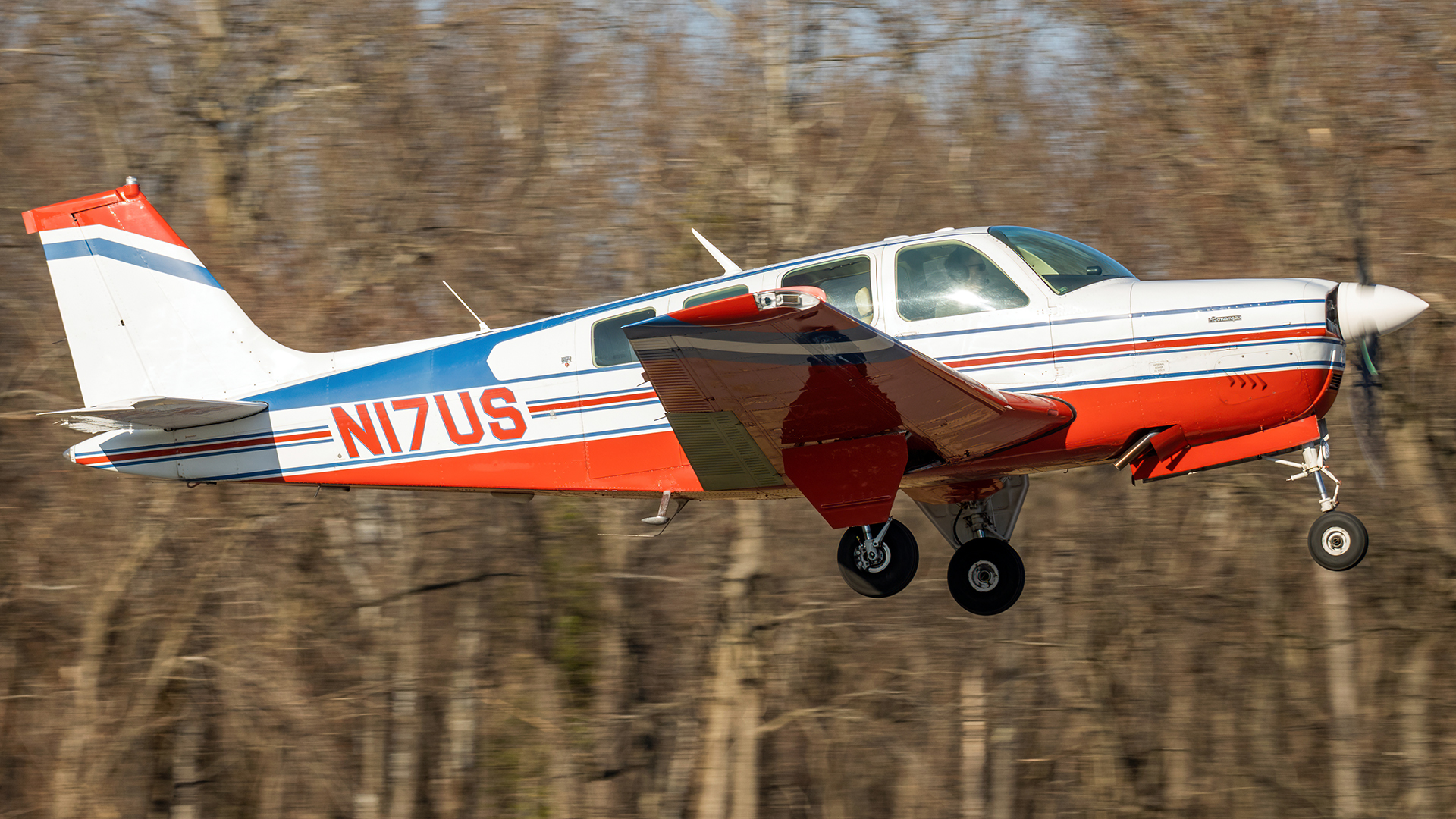 Full size: PRIVATE Beechcraft 36 Bonanza N17US at College Park Airport