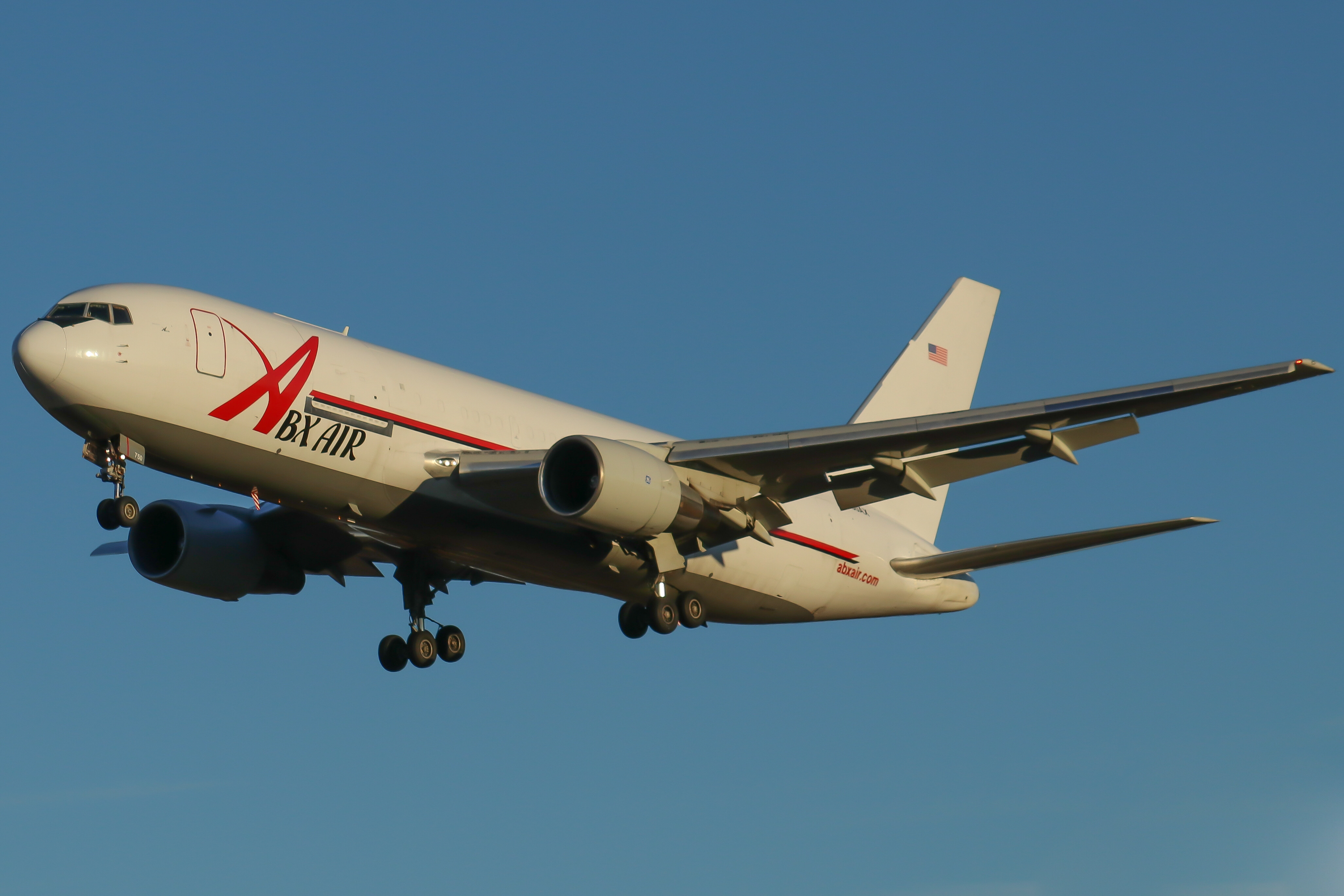 Full size: ABX Air  Boeing 767-200F N750AX at Baltimore/Washington International Thurgood Marshall Airport