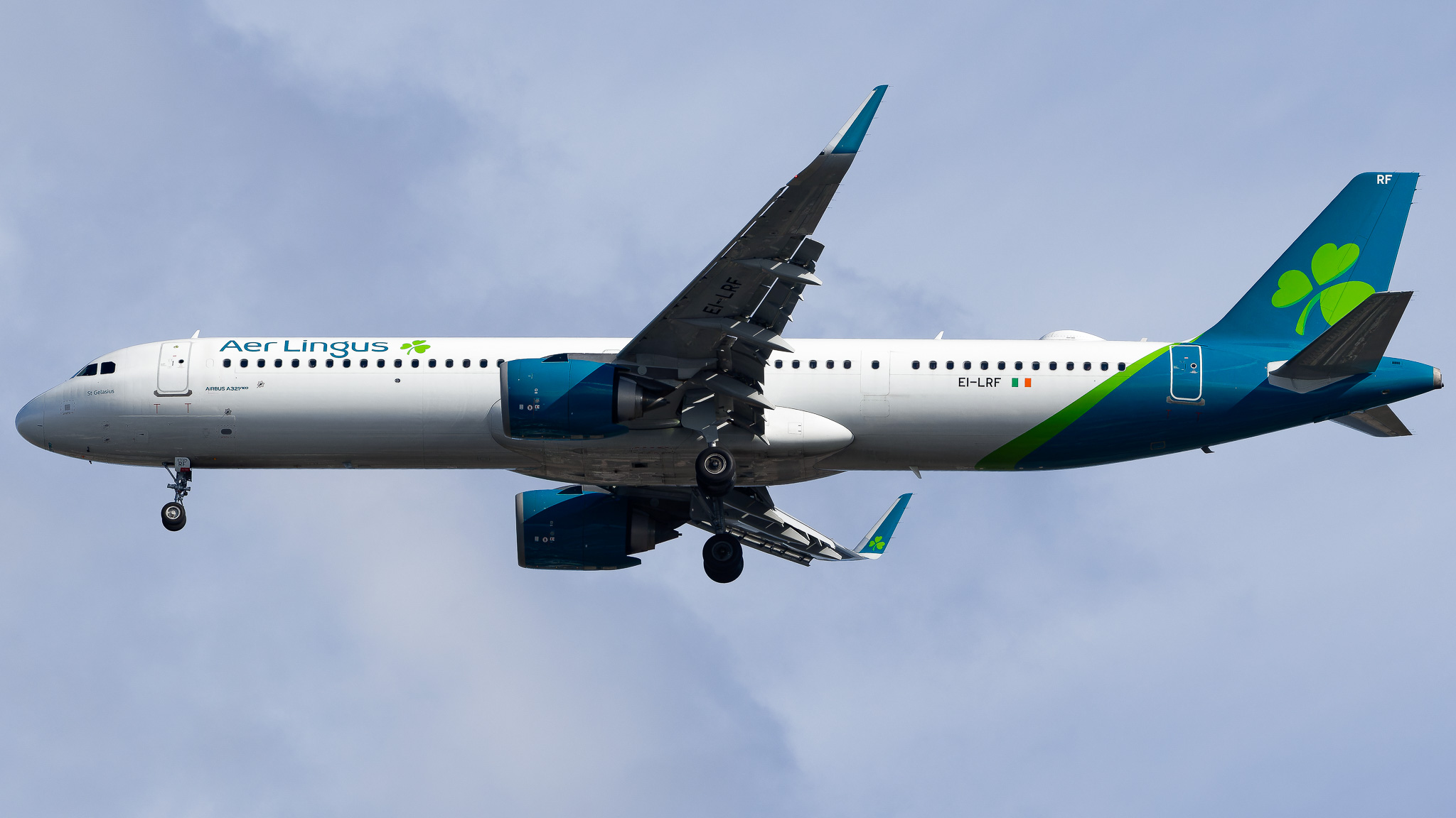 Full size: Aer Lingus Airbus A321NEO EI-LRF at John F. Kennedy International Airport
