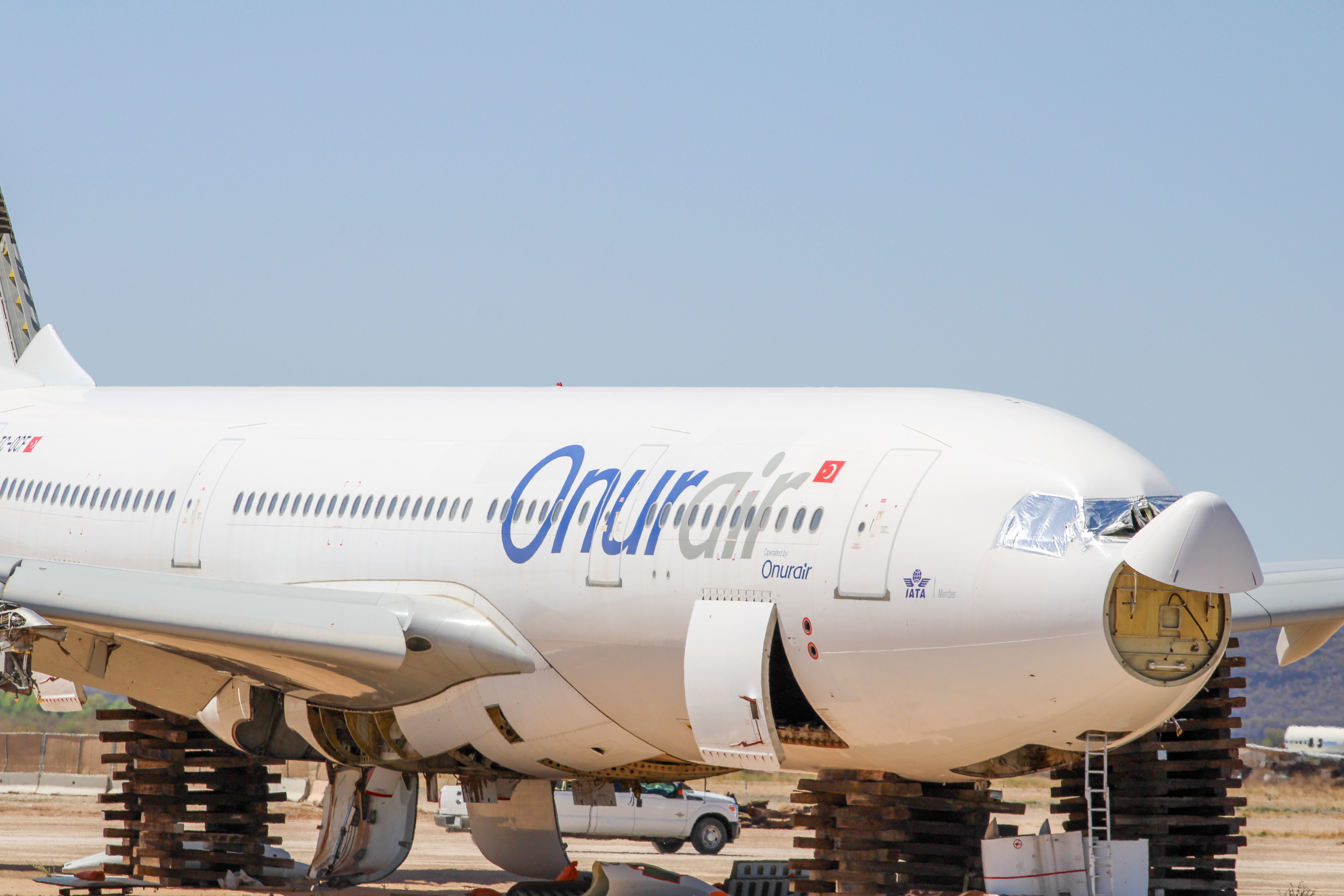 Full size: Onur Air Airbus A330-200 TC-OCF at Pinal Airpark